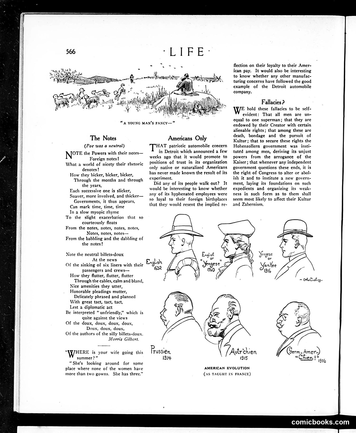 Life — March 30, 1916 — page 10: Life, 1916-03-30