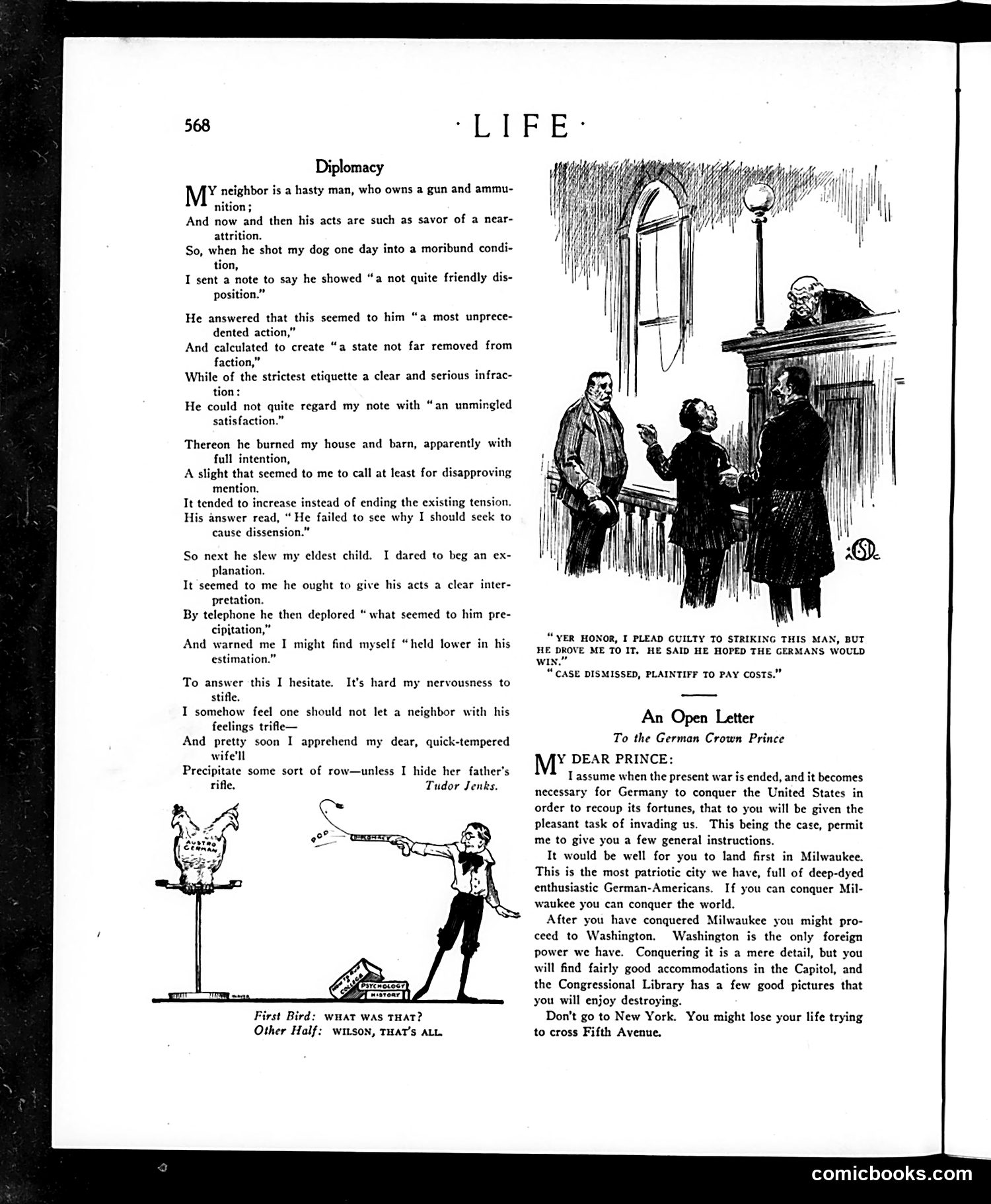 Life — March 30, 1916 — page 12: Life, 1916-03-30