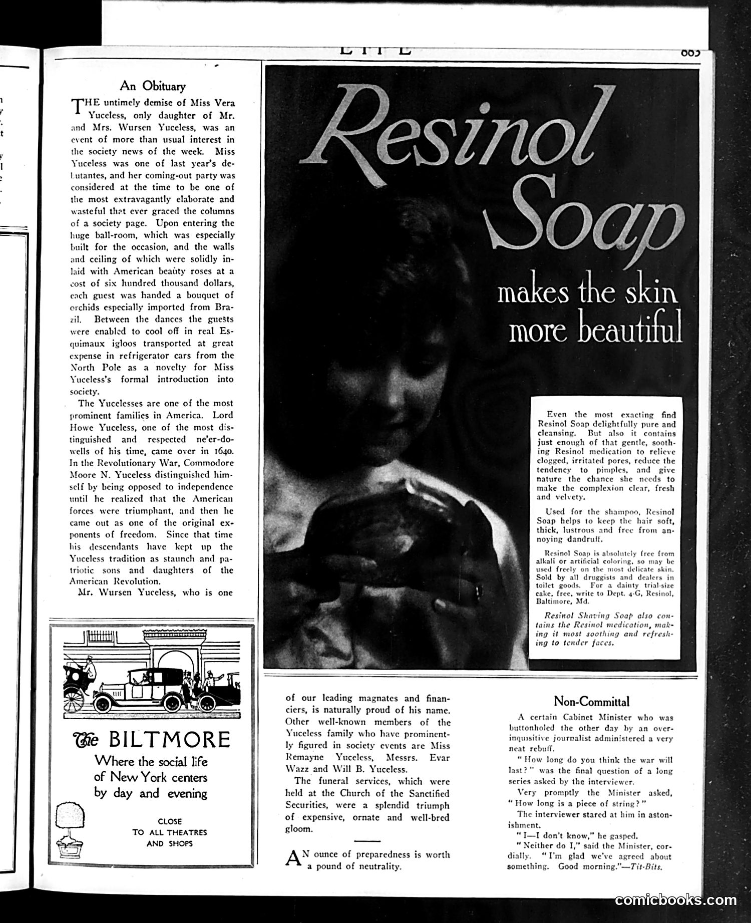 Life — May 11, 1916 — page 7: Life, 1916-05-11