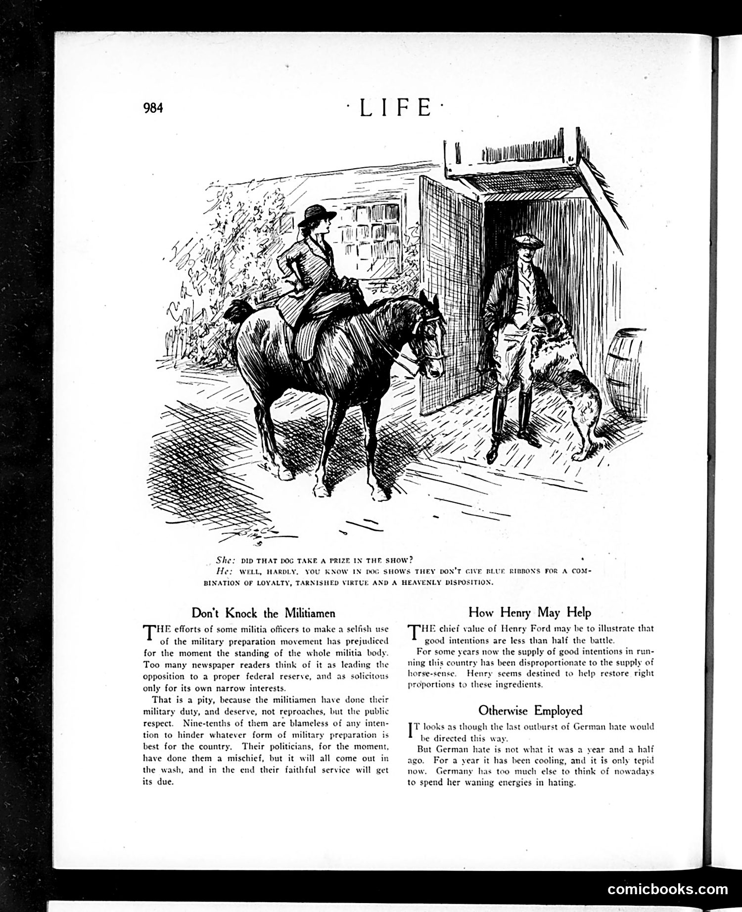 Life — May 25, 1916 — page 12: Life, 1916-05-25