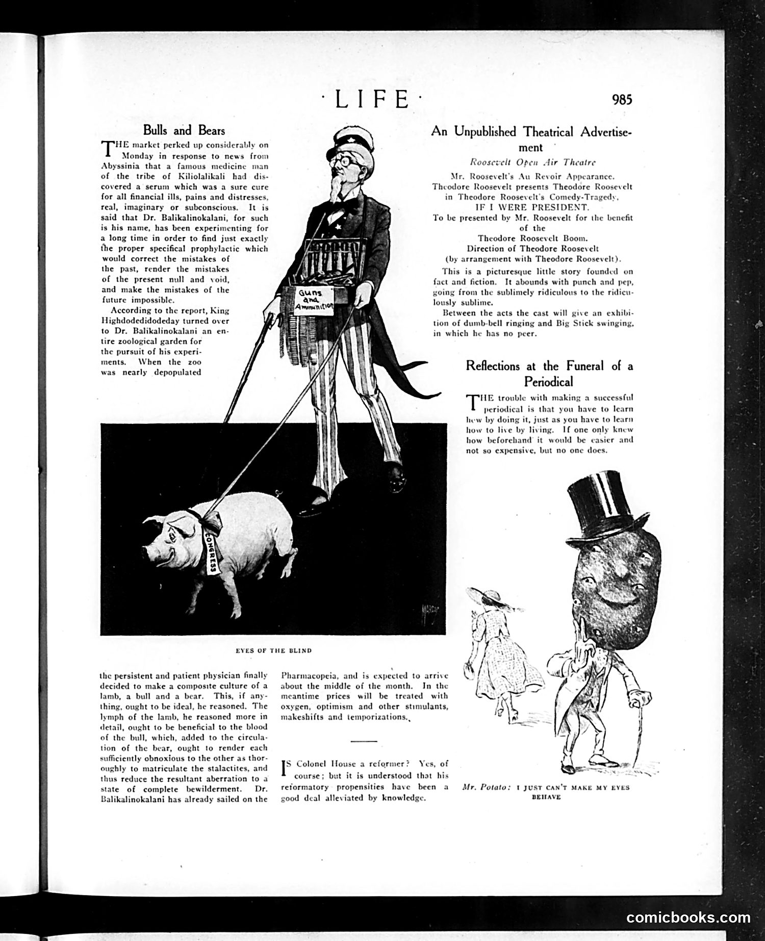 Life — May 25, 1916 — page 13: Life, 1916-05-25