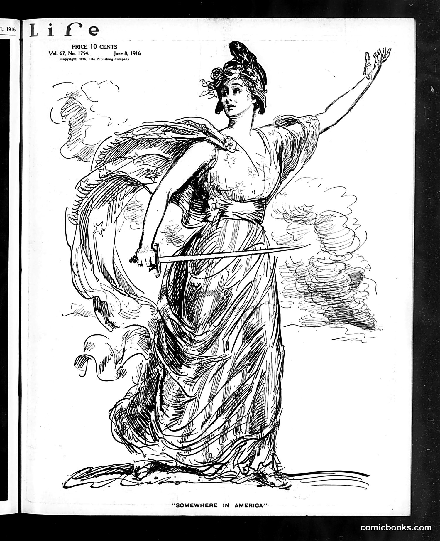 Life — June 8, 1916 — page 1: Life, 1916-06-08