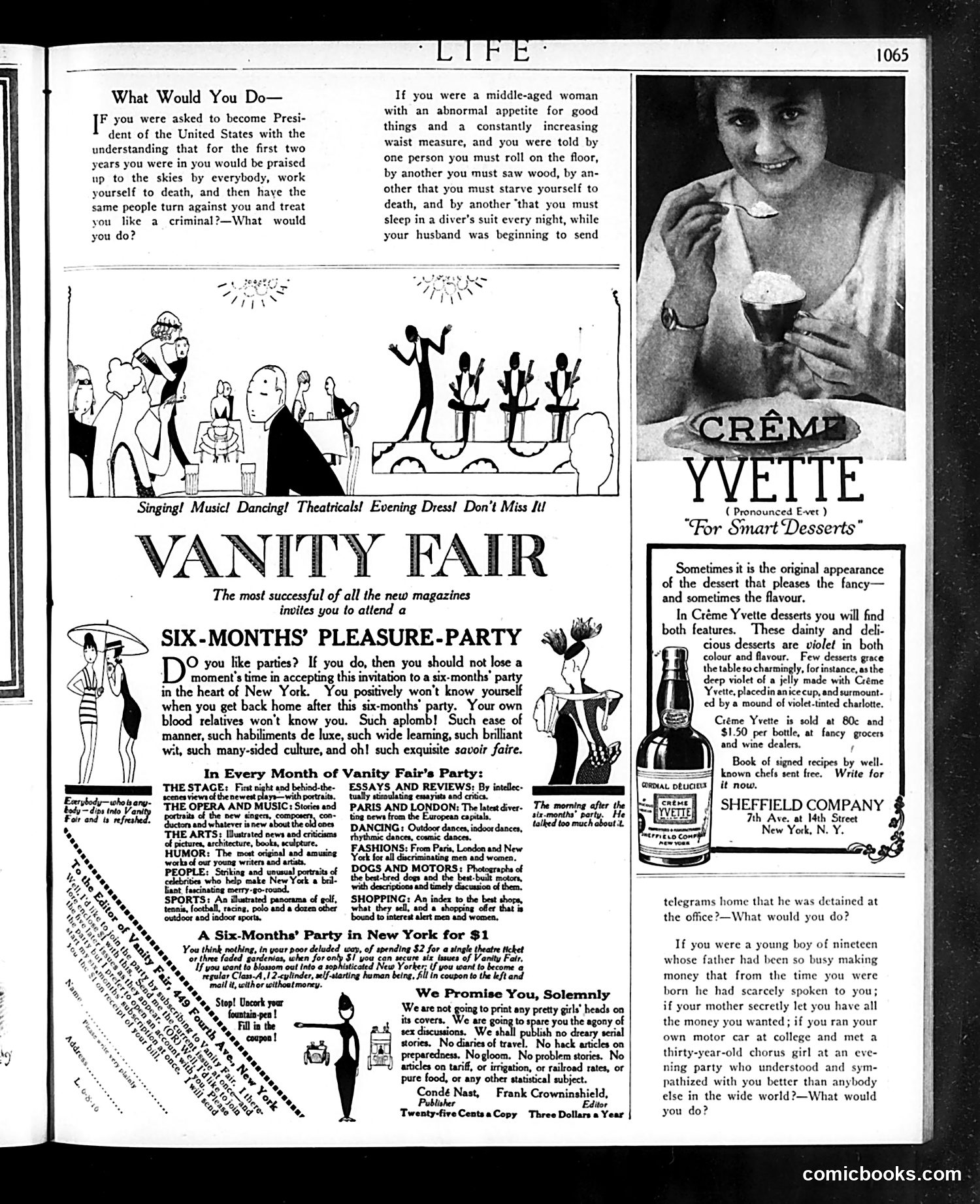 Life — June 8, 1916 — page 9: Life, 1916-06-08