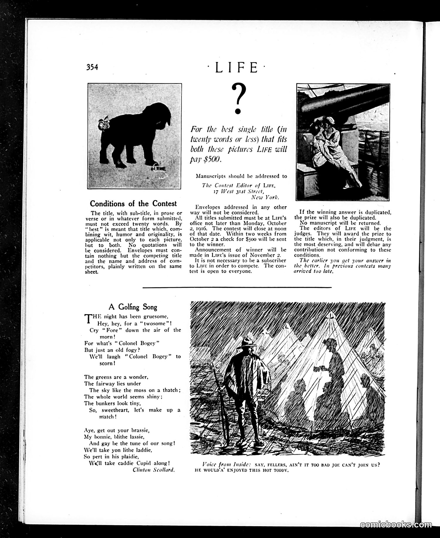 Life — August 31, 1916 — page 10: Life, 1916-08-31