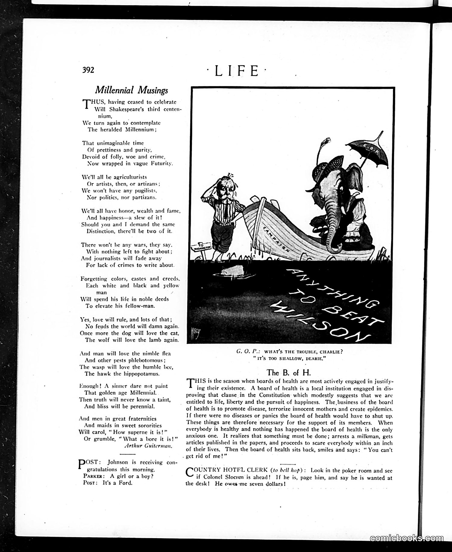 Life — September 7, 1916 — page 10: Life, 1916-09-07