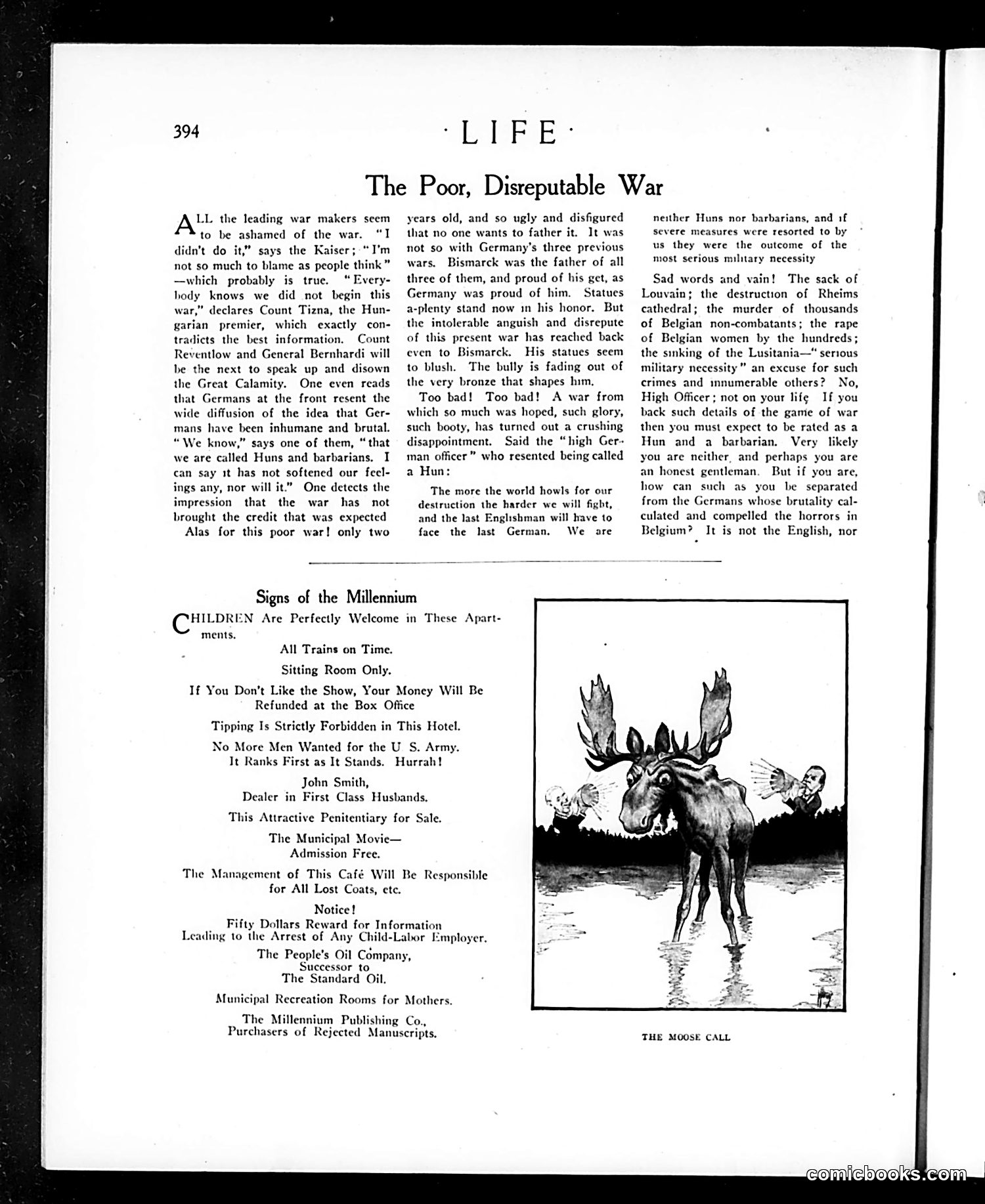 Life — September 7, 1916 — page 12: Life, 1916-09-07