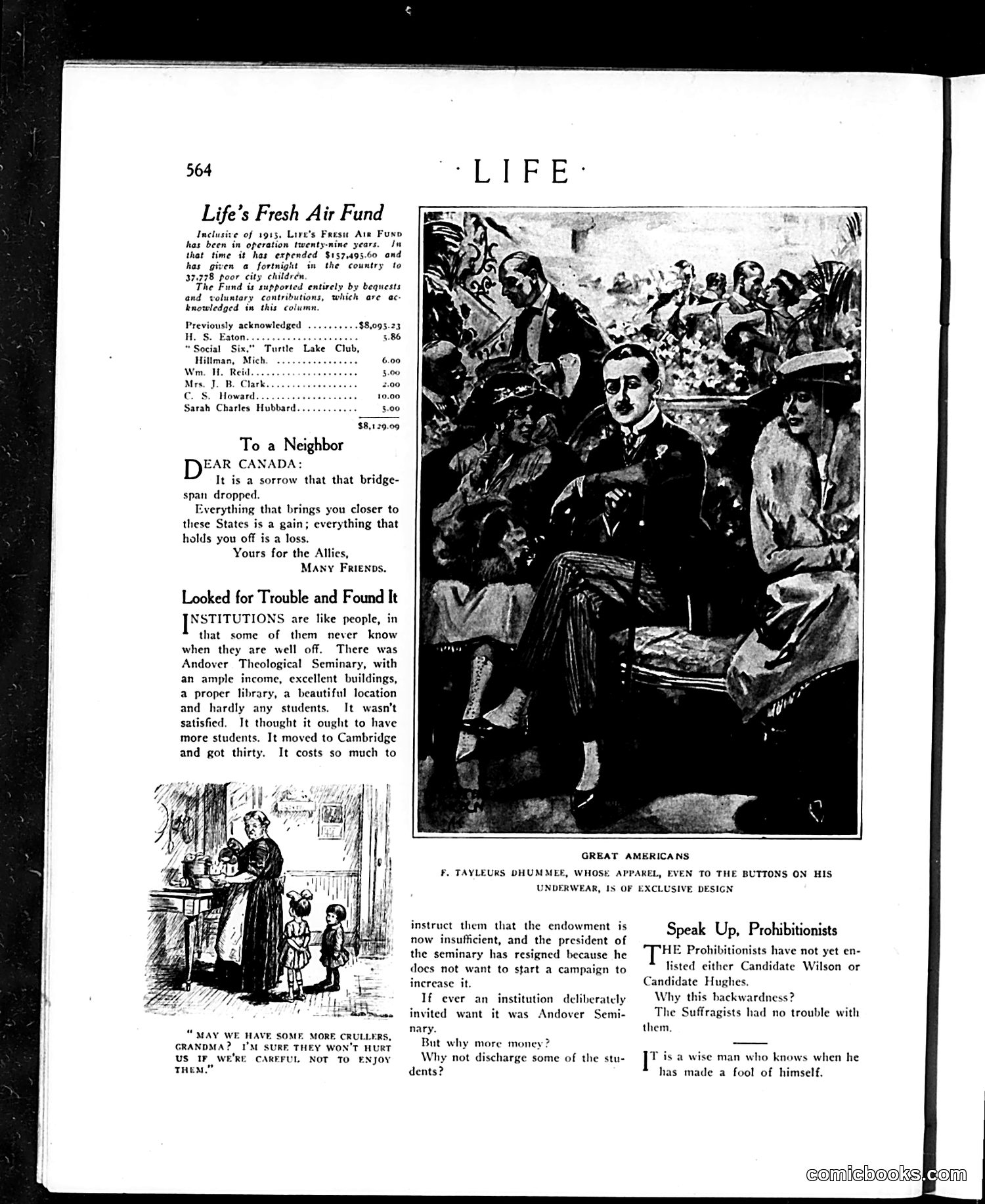 Life — October 5, 1916 — page 6: Life, 1916-10-05