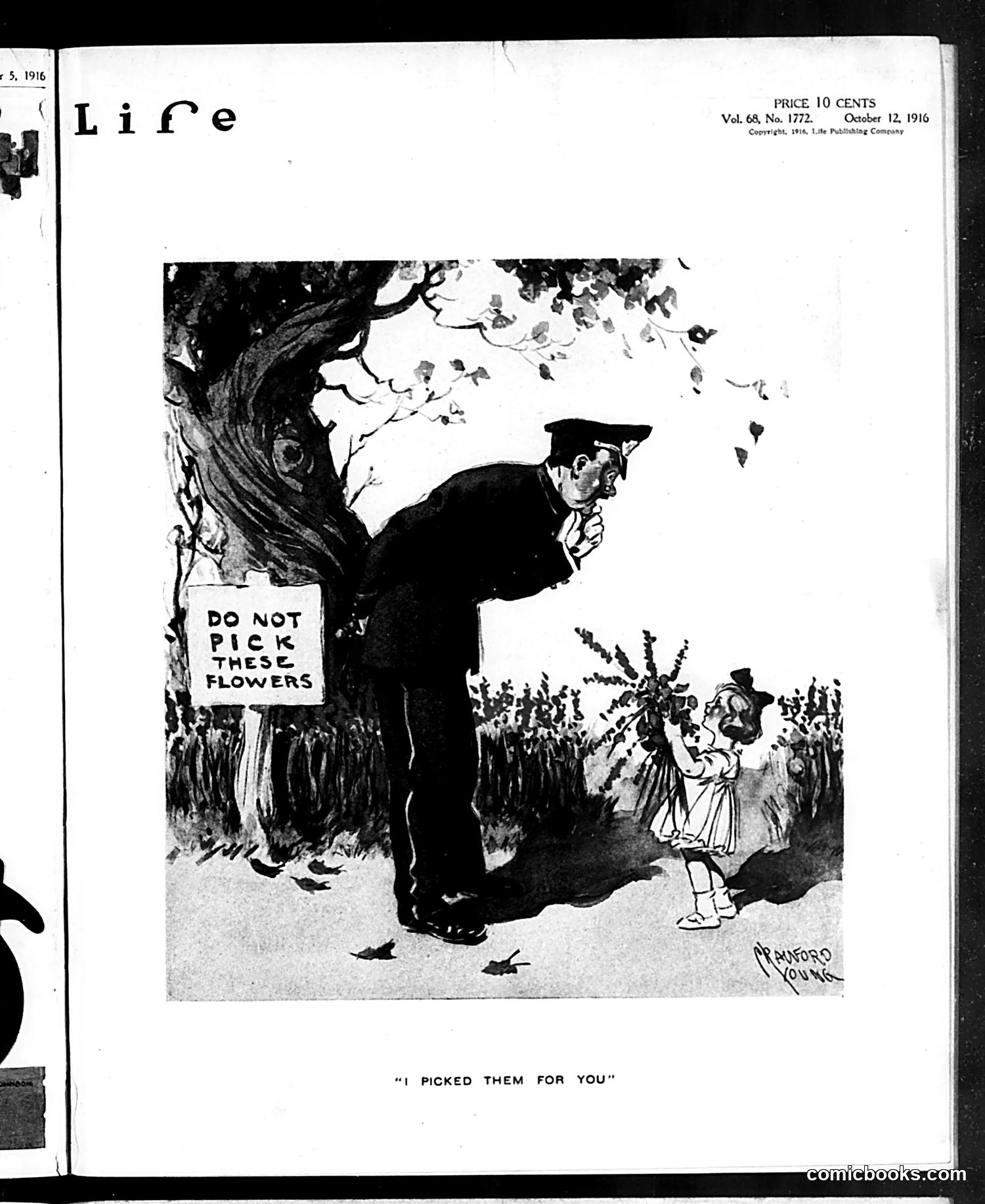 Life — October 12, 1916 — page 1: Life, 1916-10-12