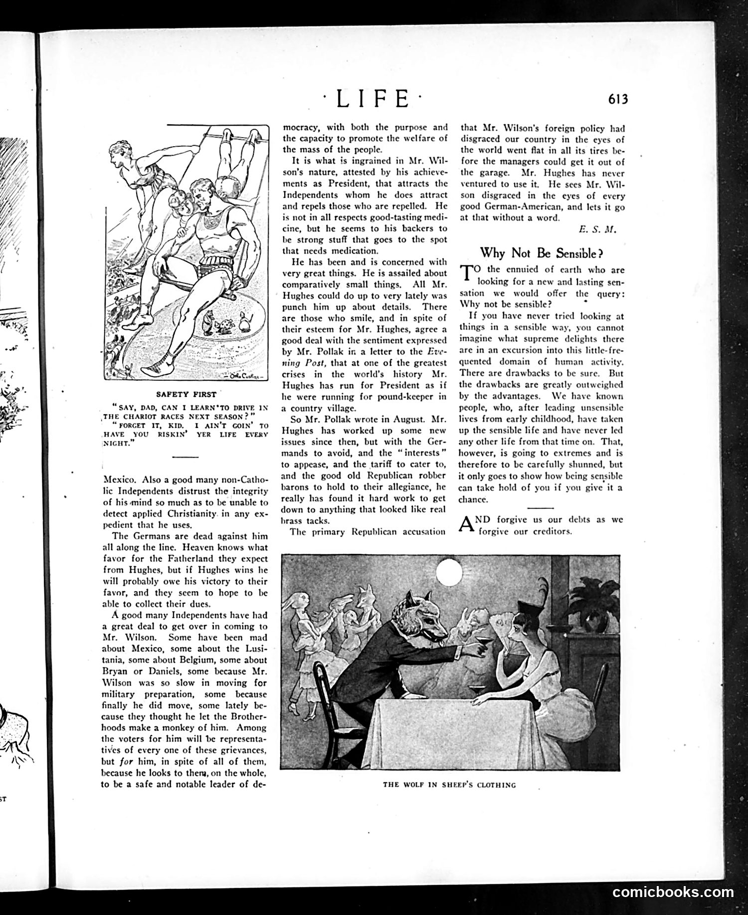 Life — October 12, 1916 — page 9: Life, 1916-10-12