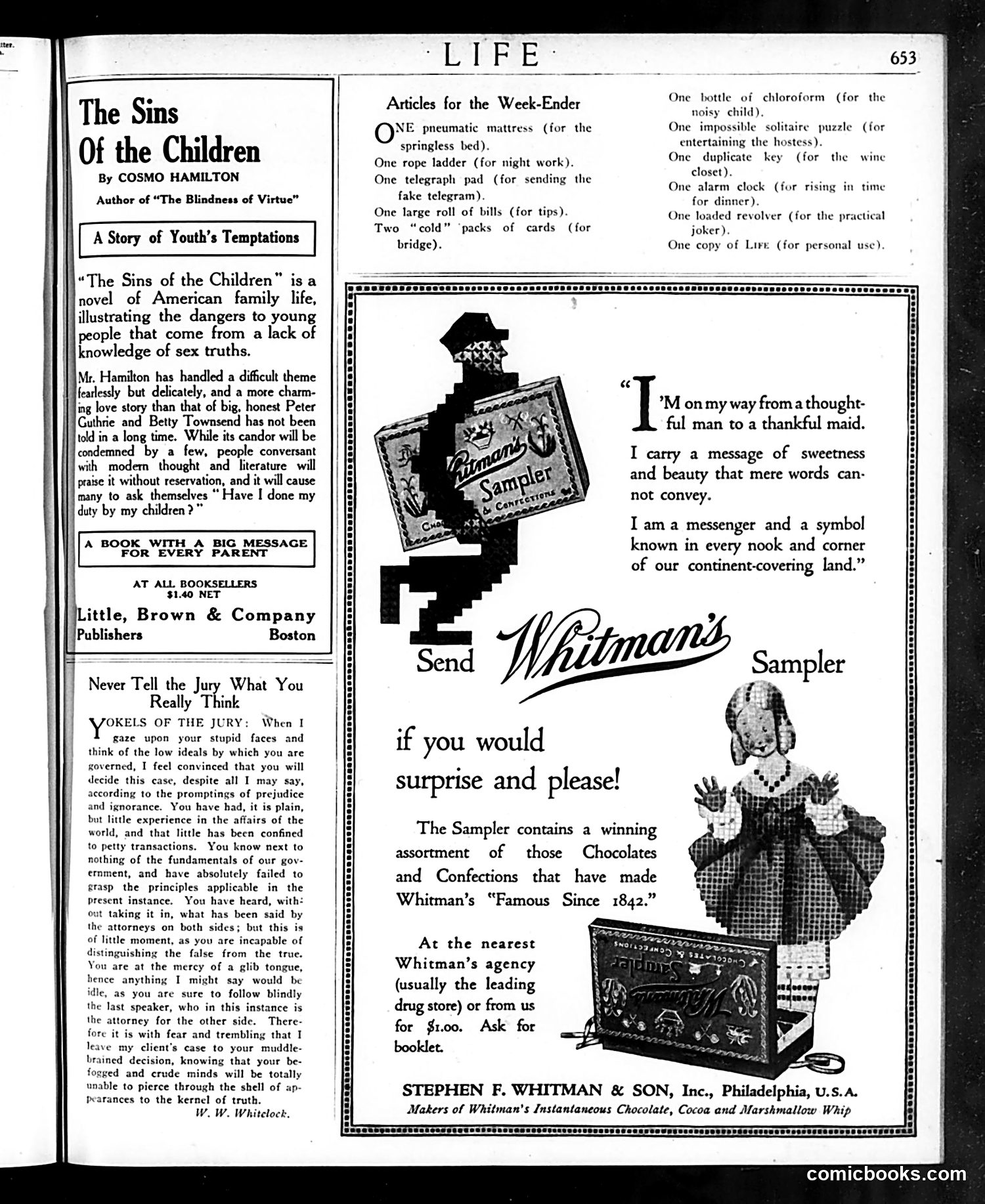 Life — October 19, 1916 — page 3: Life, 1916-10-19
