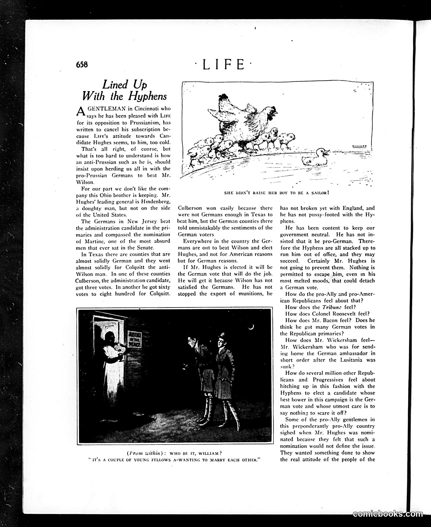Life — October 19, 1916 — page 8: Life, 1916-10-19