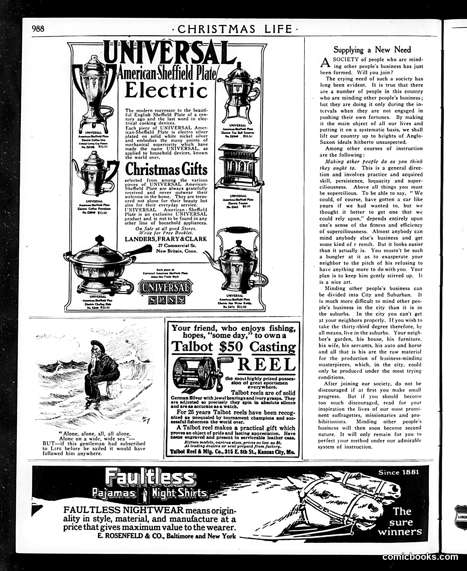 Life — December 7, 1916 — page 12: Life, 1916-12-07