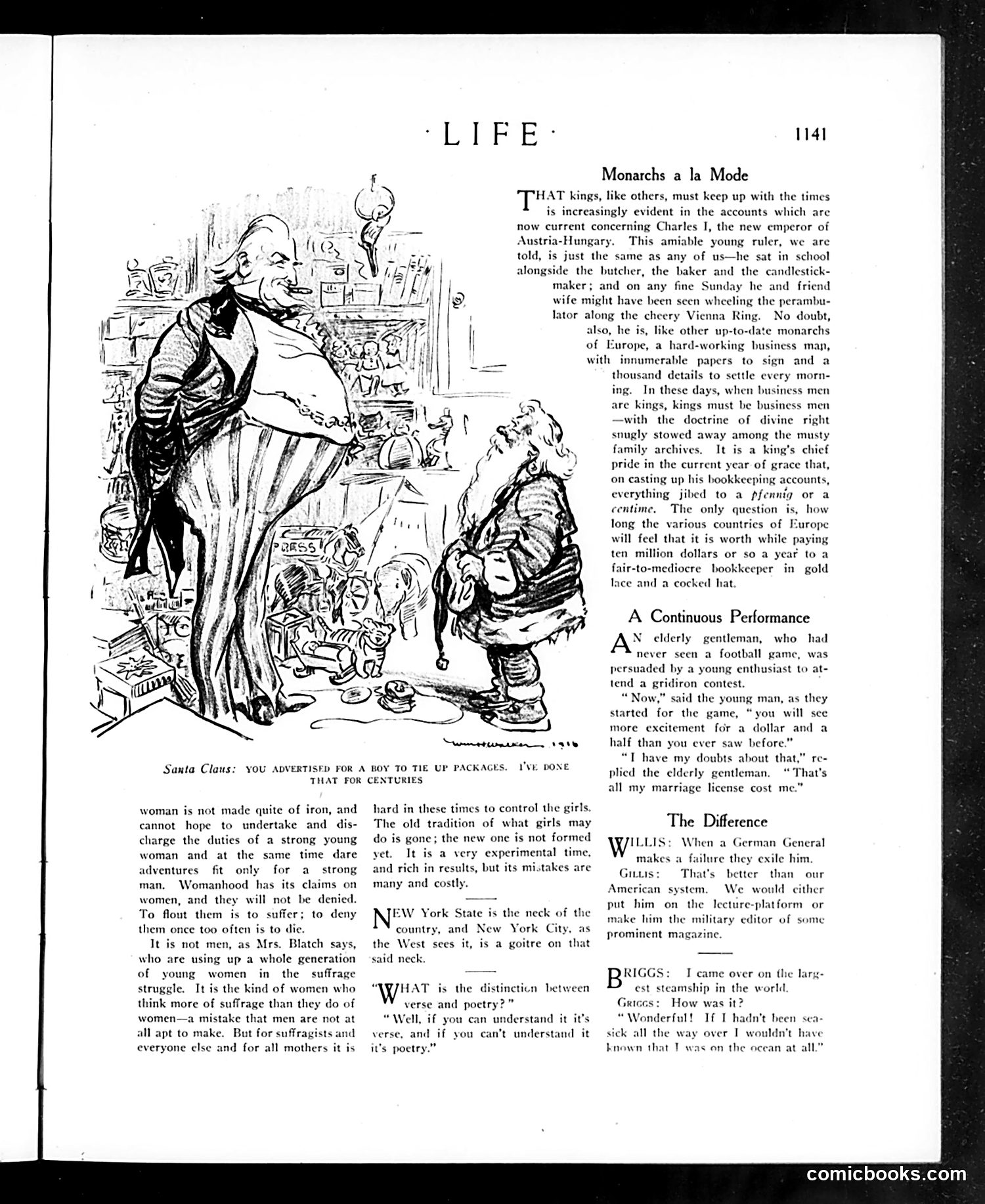 Life — December 21, 1916 — page 9: Life, 1916-12-21