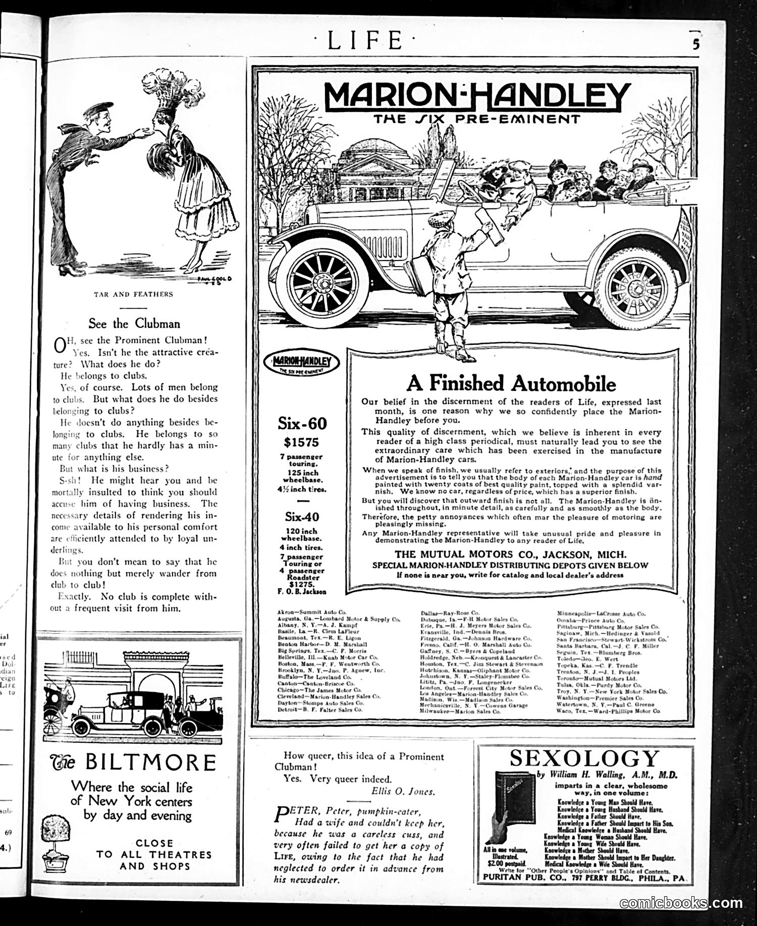 Life — January 4, 1917 — page 5: Life, 1917-01-04