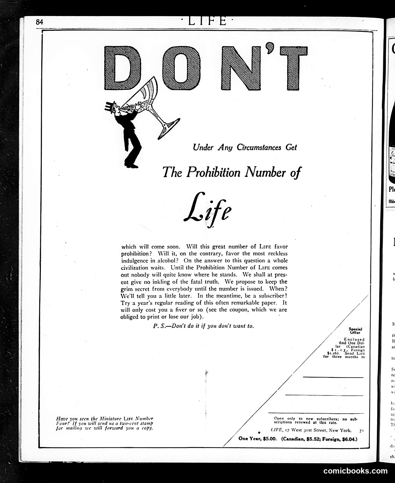 Life — January 18, 1917 — page 4: Life, 1917-01-18