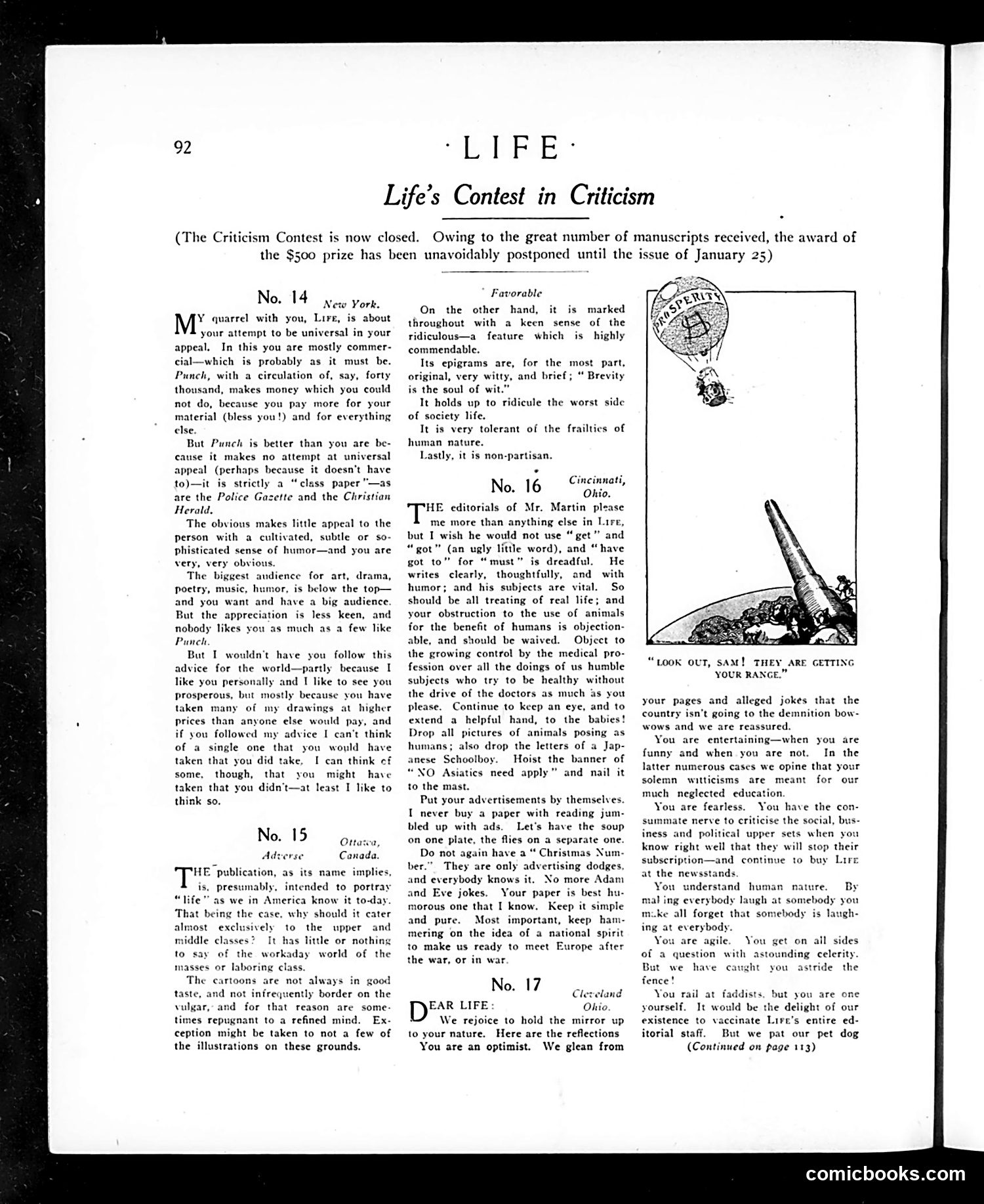 Life — January 18, 1917 — page 12: Life, 1917-01-18