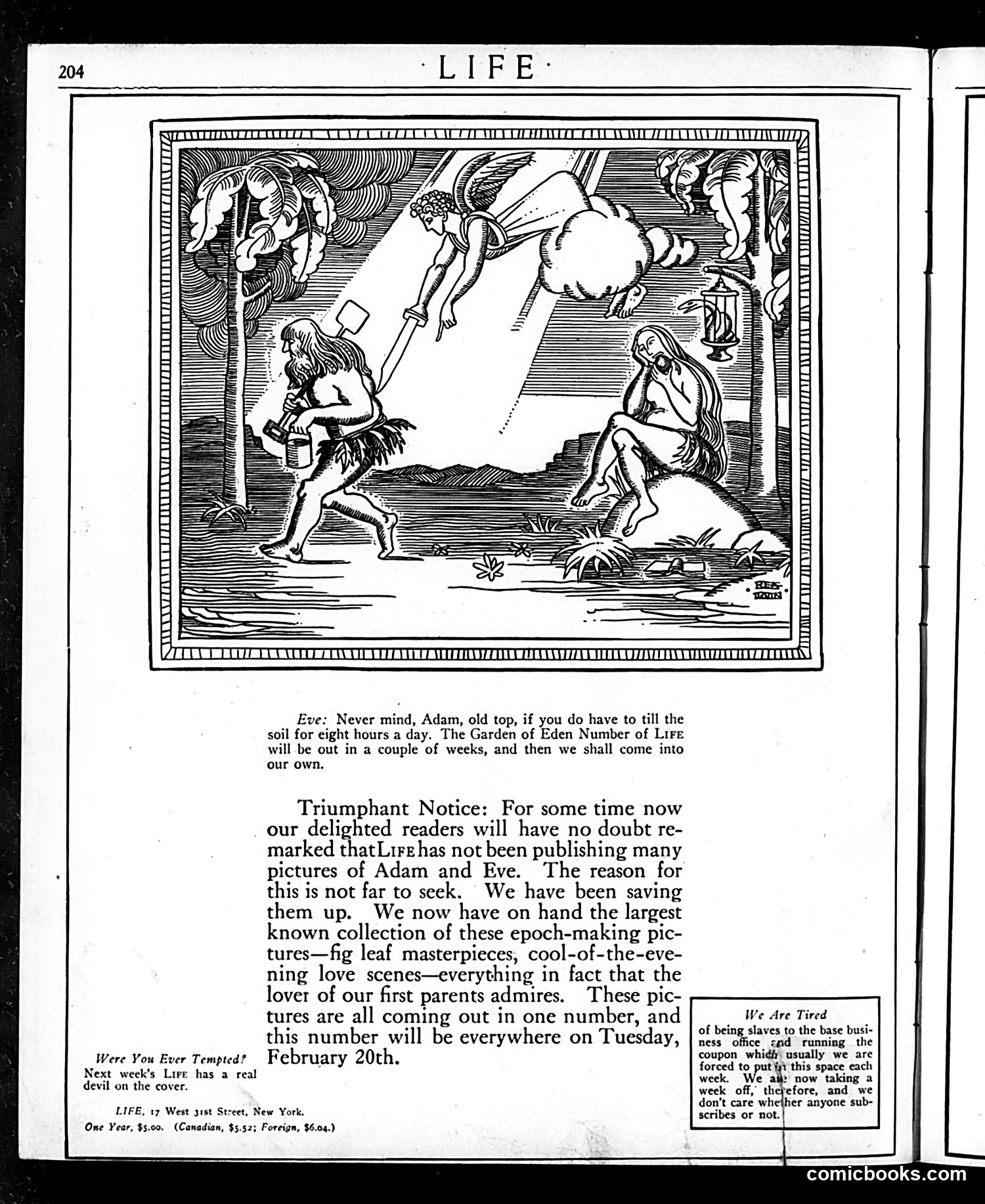 Life — February 8, 1917 — page 4: Life, 1917-02-08
