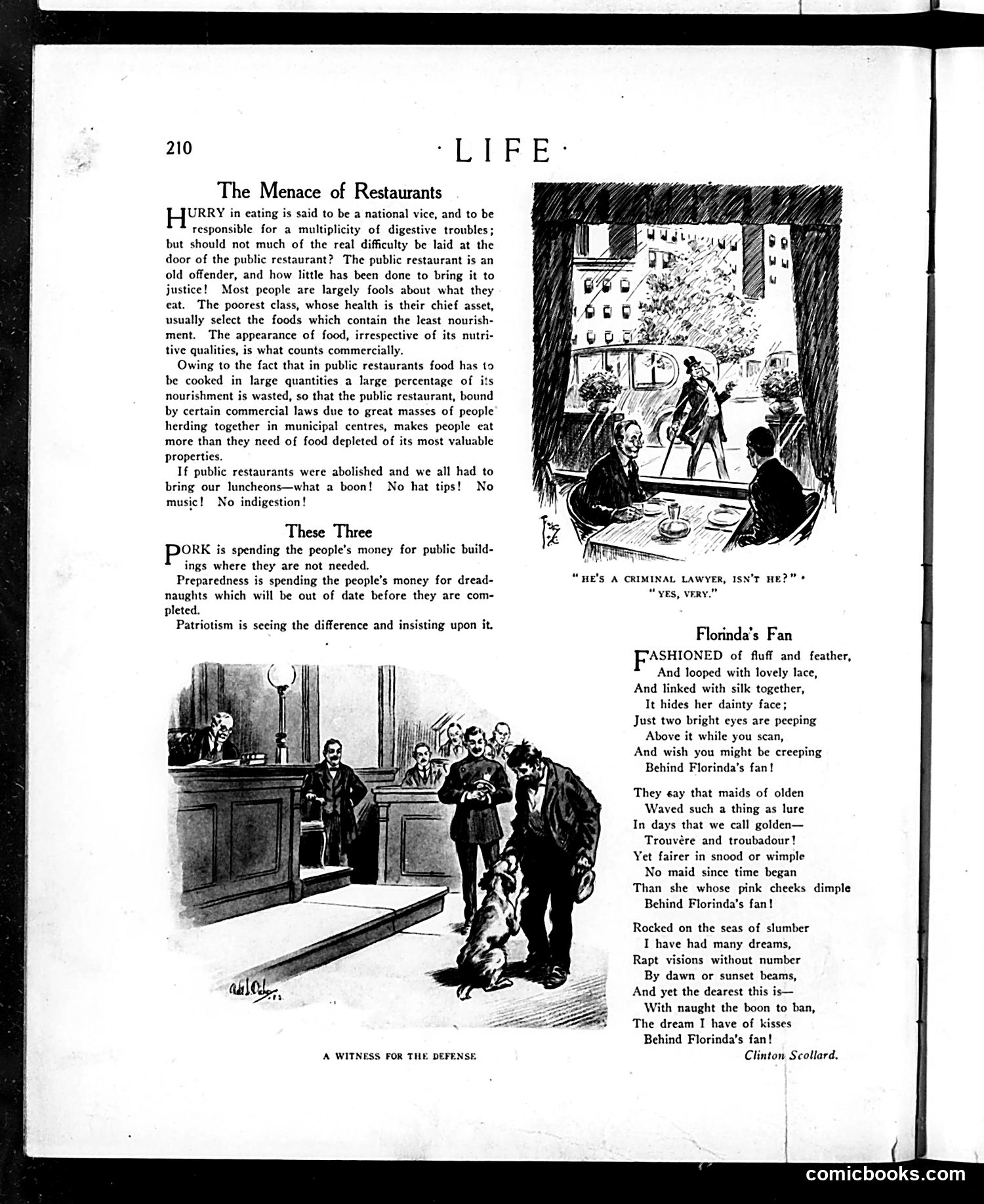 Life — February 8, 1917 — page 10: Life, 1917-02-08