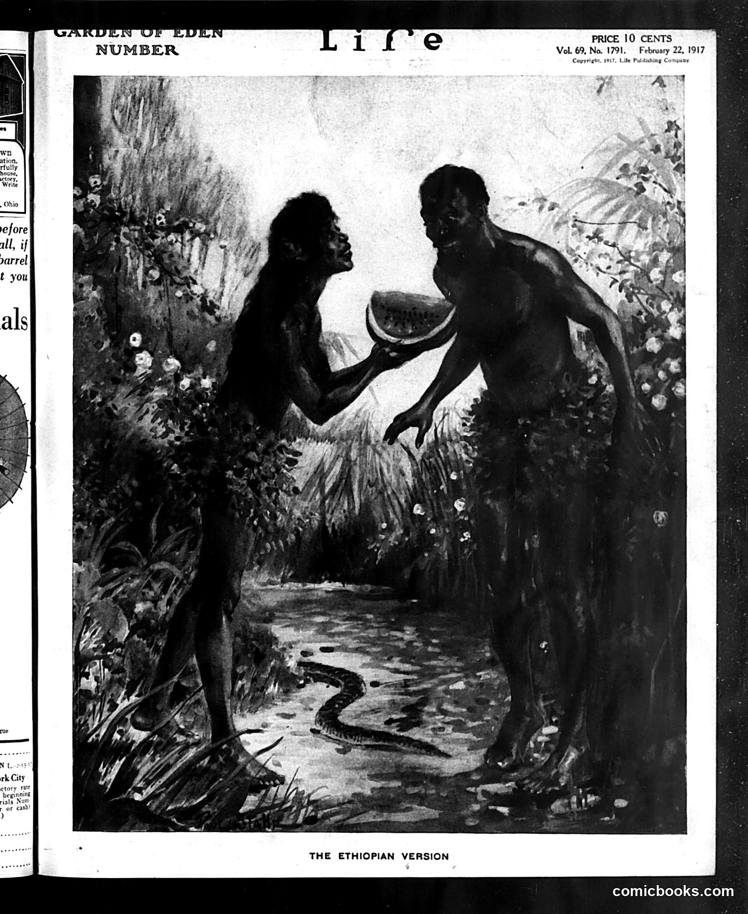 Life — February 22, 1917 — page 1: Life, 1917-02-22