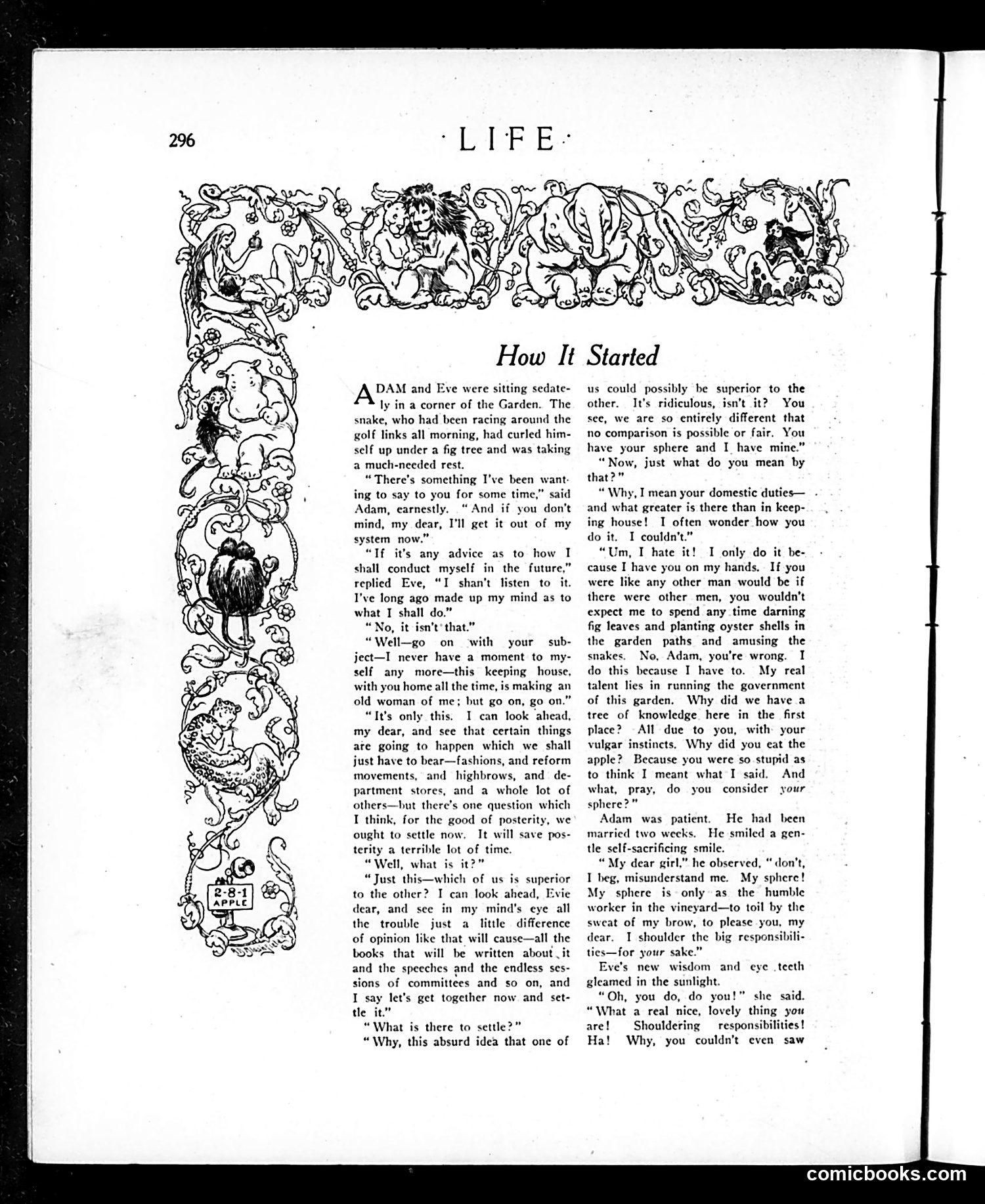 Life — February 22, 1917 — page 8: Life, 1917-02-22