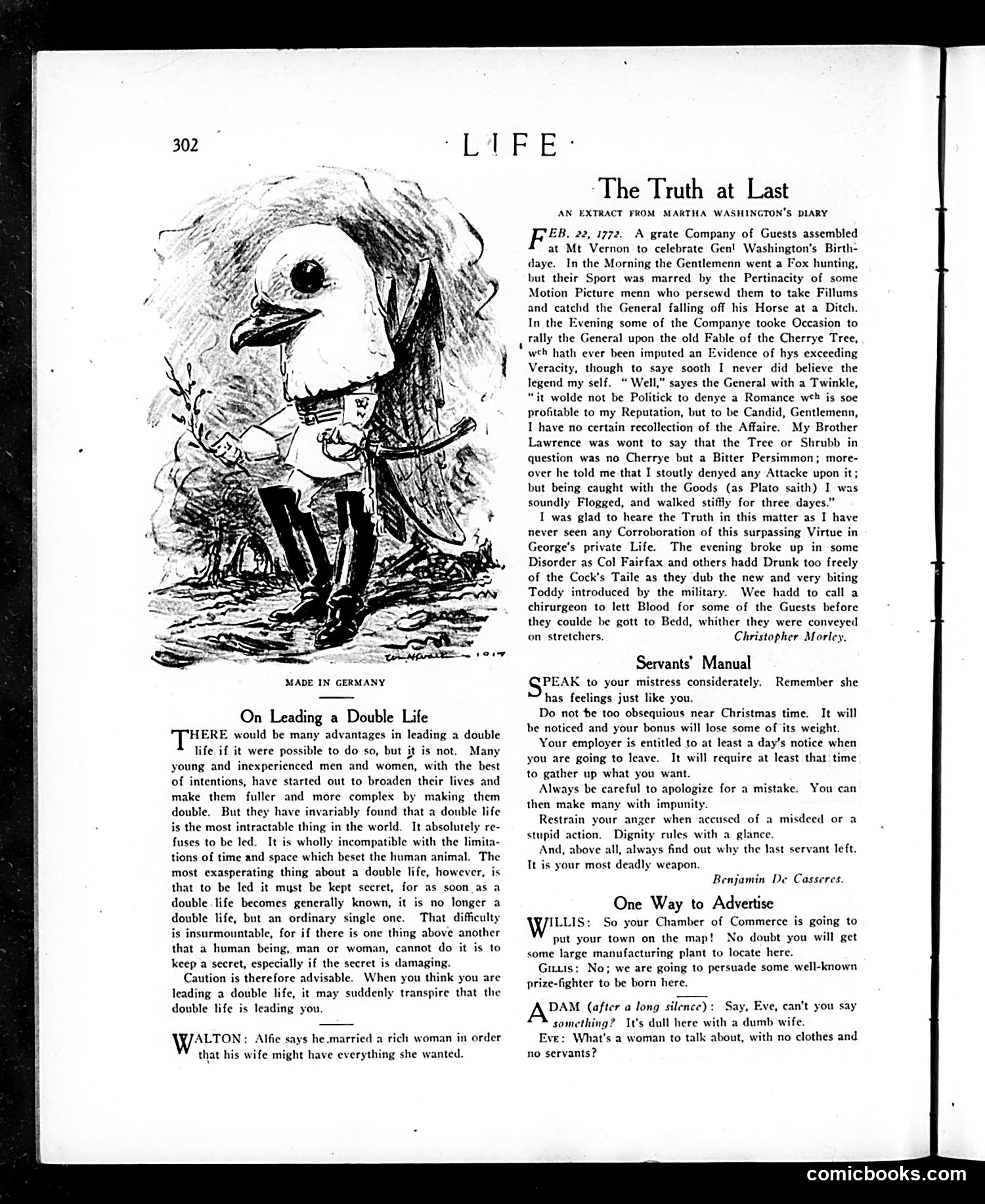 Life — February 22, 1917 — page 14: Life, 1917-02-22