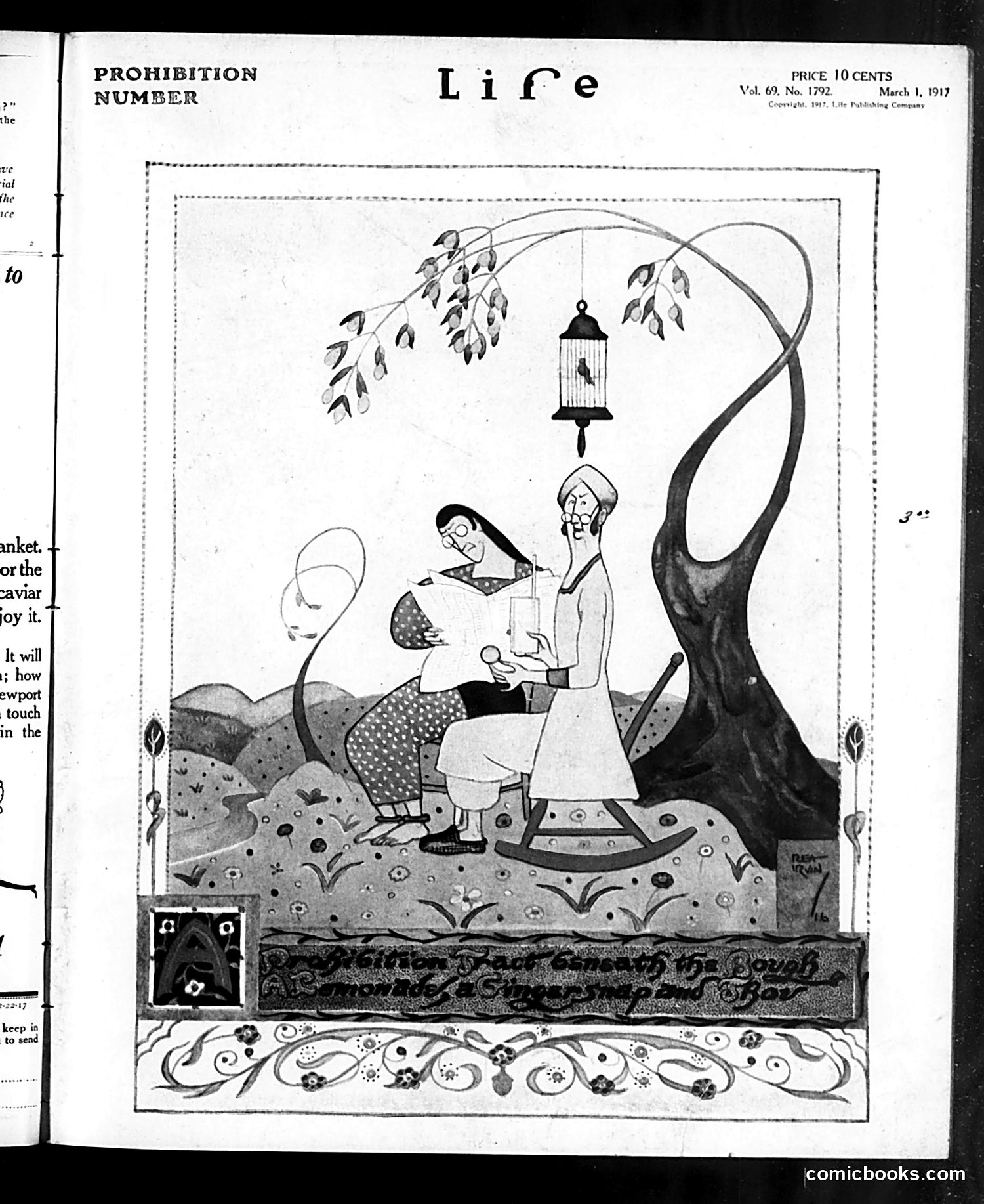 Life — March 1, 1917 — page 1: Life, 1917-03-01