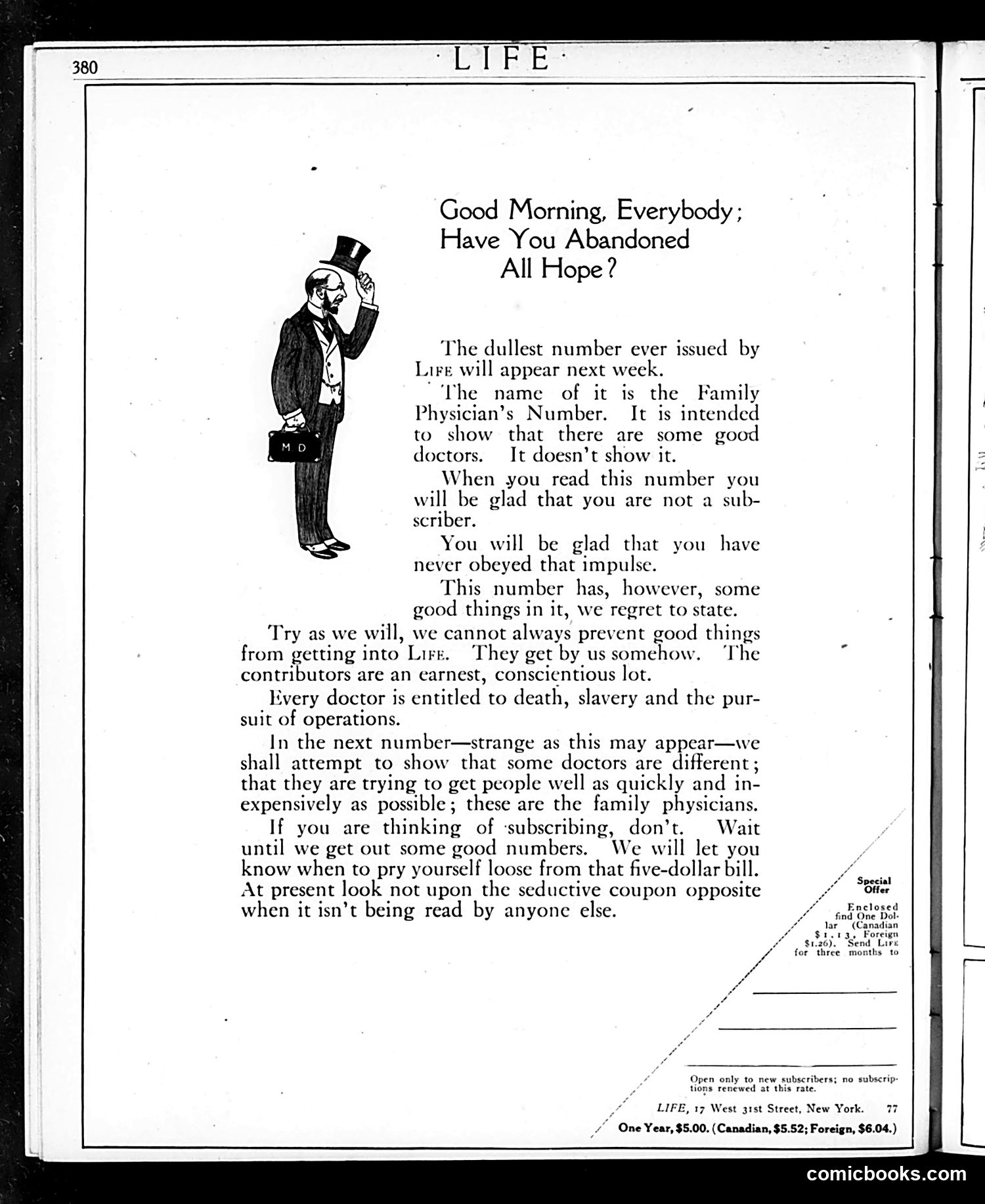 Life — March 8, 1917 — page 4: Life, 1917-03-08