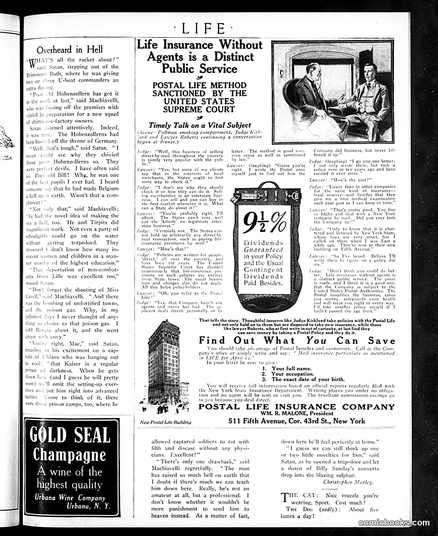 Life — April 12, 1917 — page 5: Life, 1917-04-12
