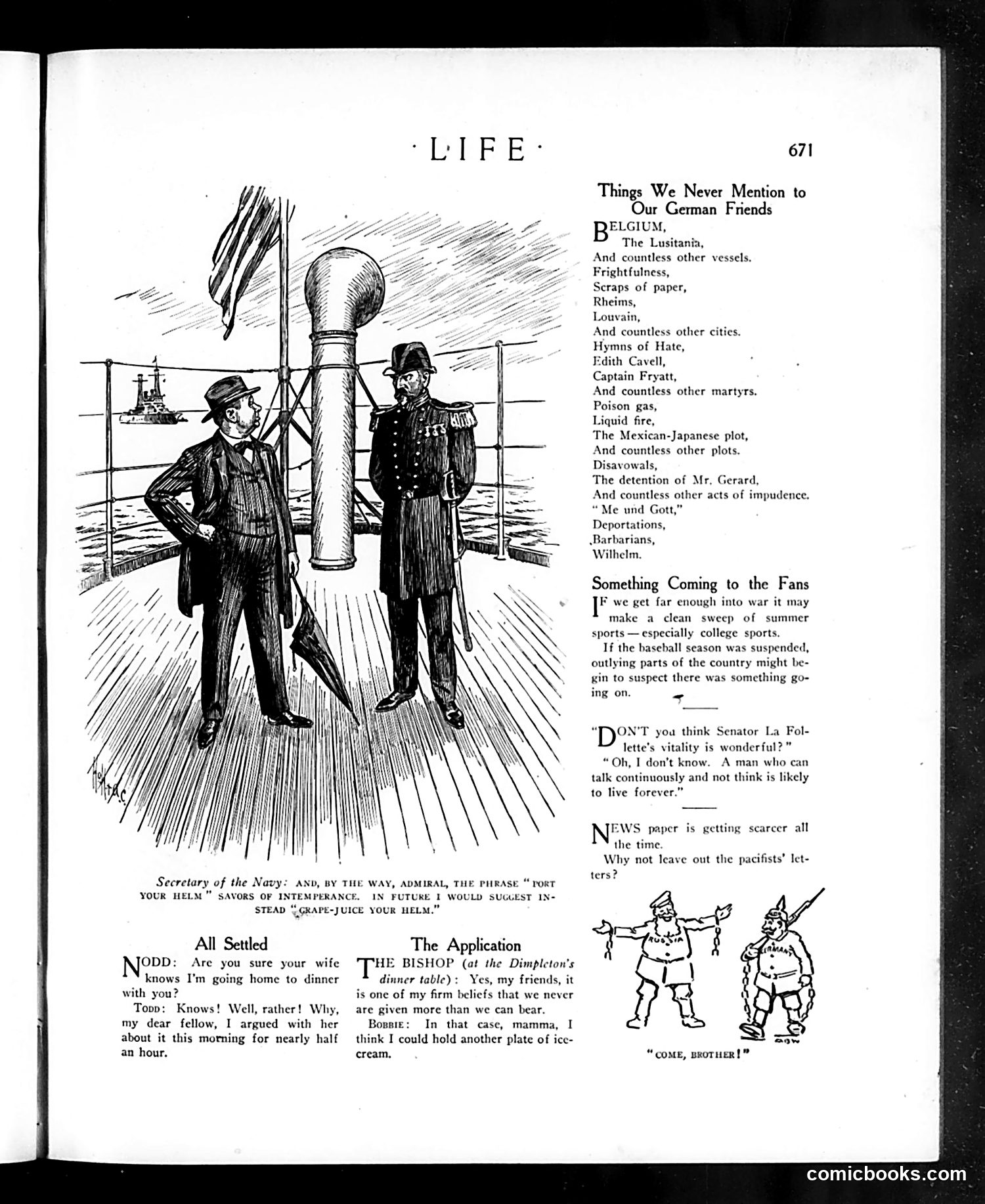 Life — April 19, 1917 — page 11: Life, 1917-04-19