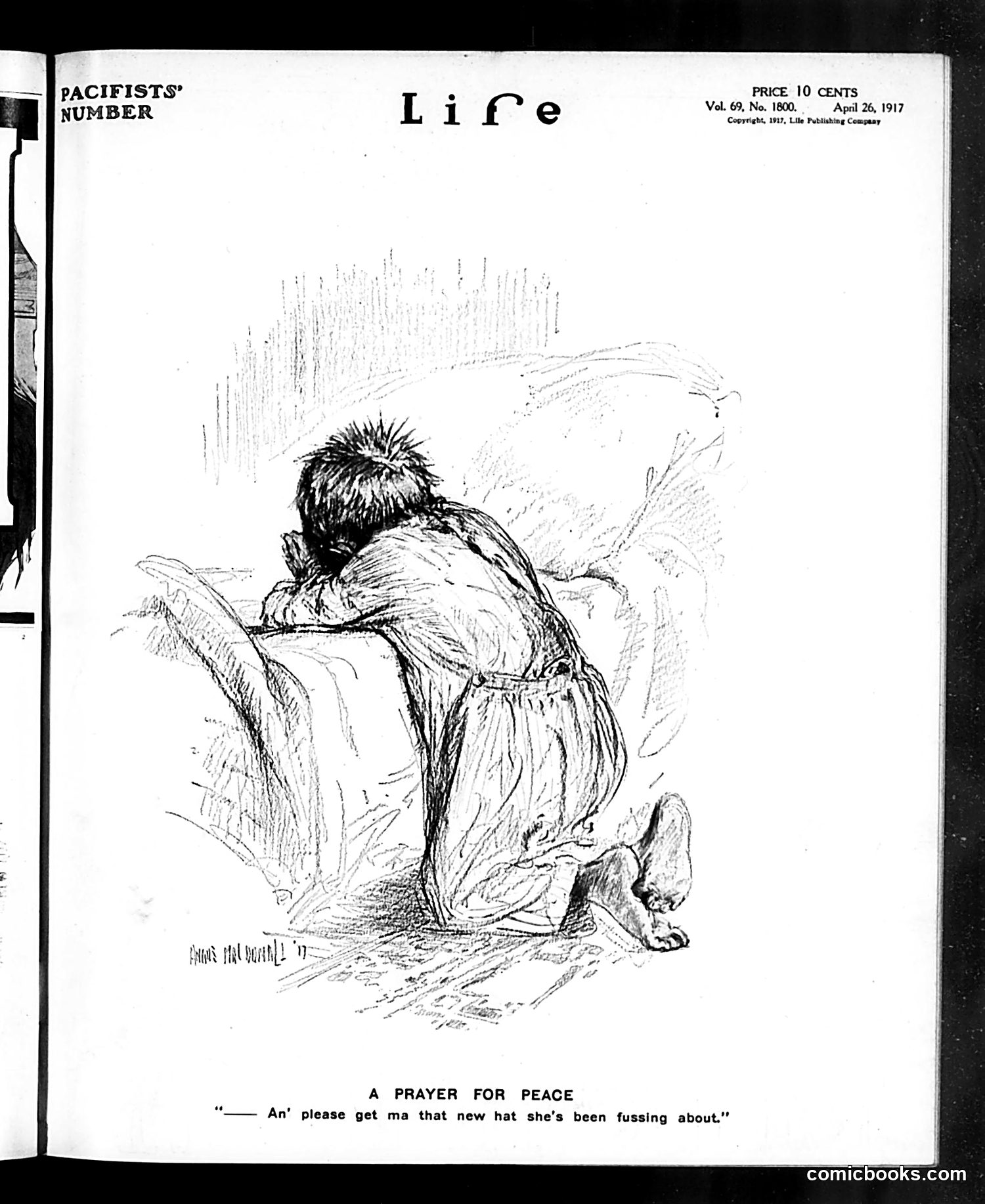 Life — April 26, 1917 — page 1: Life, 1917-04-26