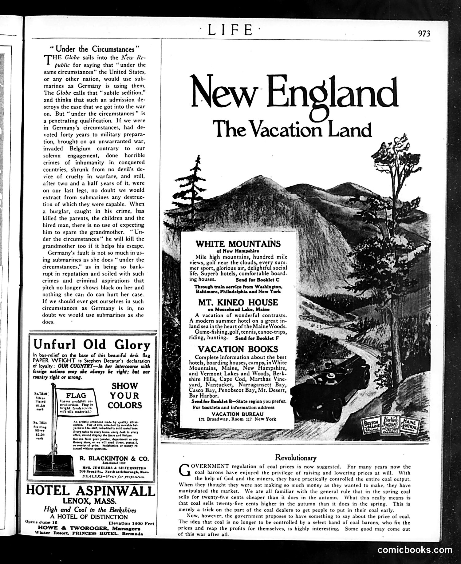 Life — June 7, 1917 — page 5: Life, 1917-06-07