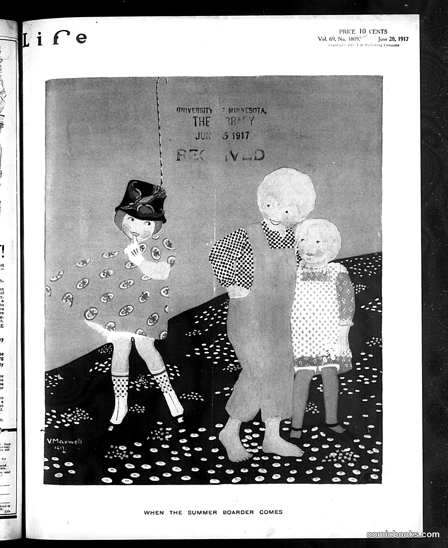 Life — June 28, 1917 — page 1: Life, 1917-06-28