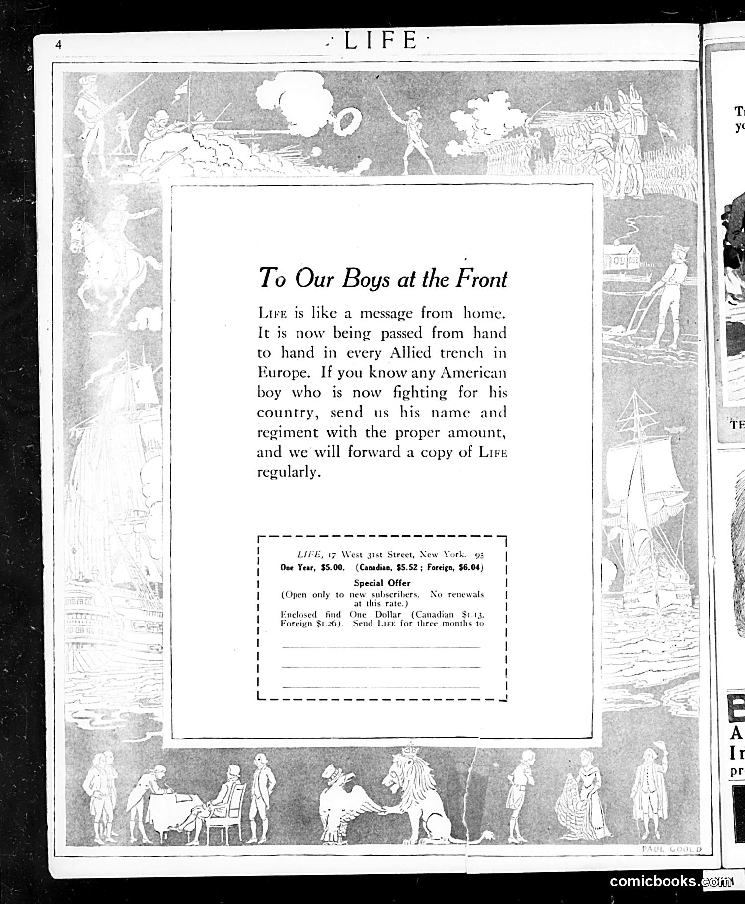 Life — July 5, 1917 — page 4: Life, 1917-07-05