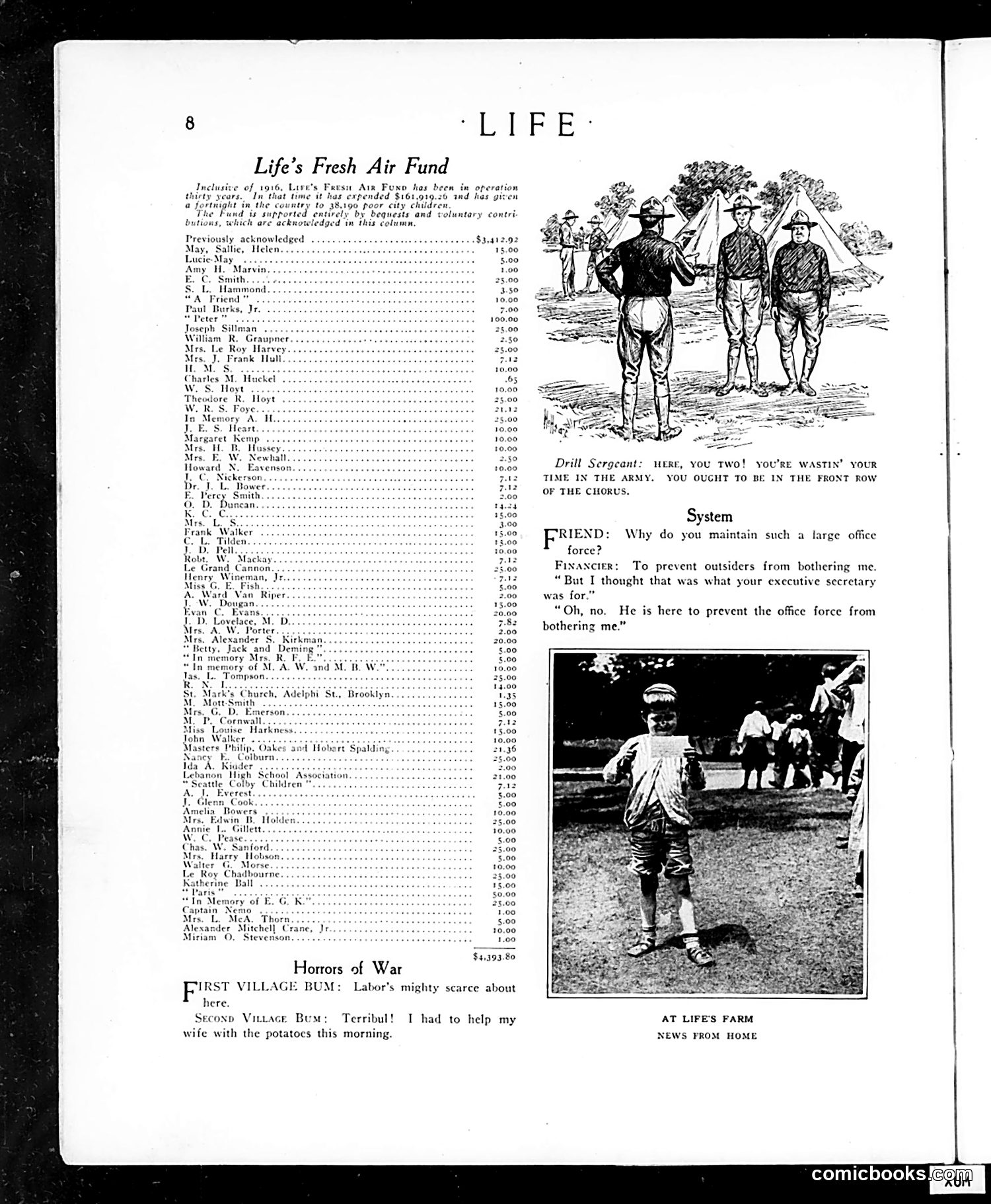 Life — July 5, 1917 — page 8: Life, 1917-07-05