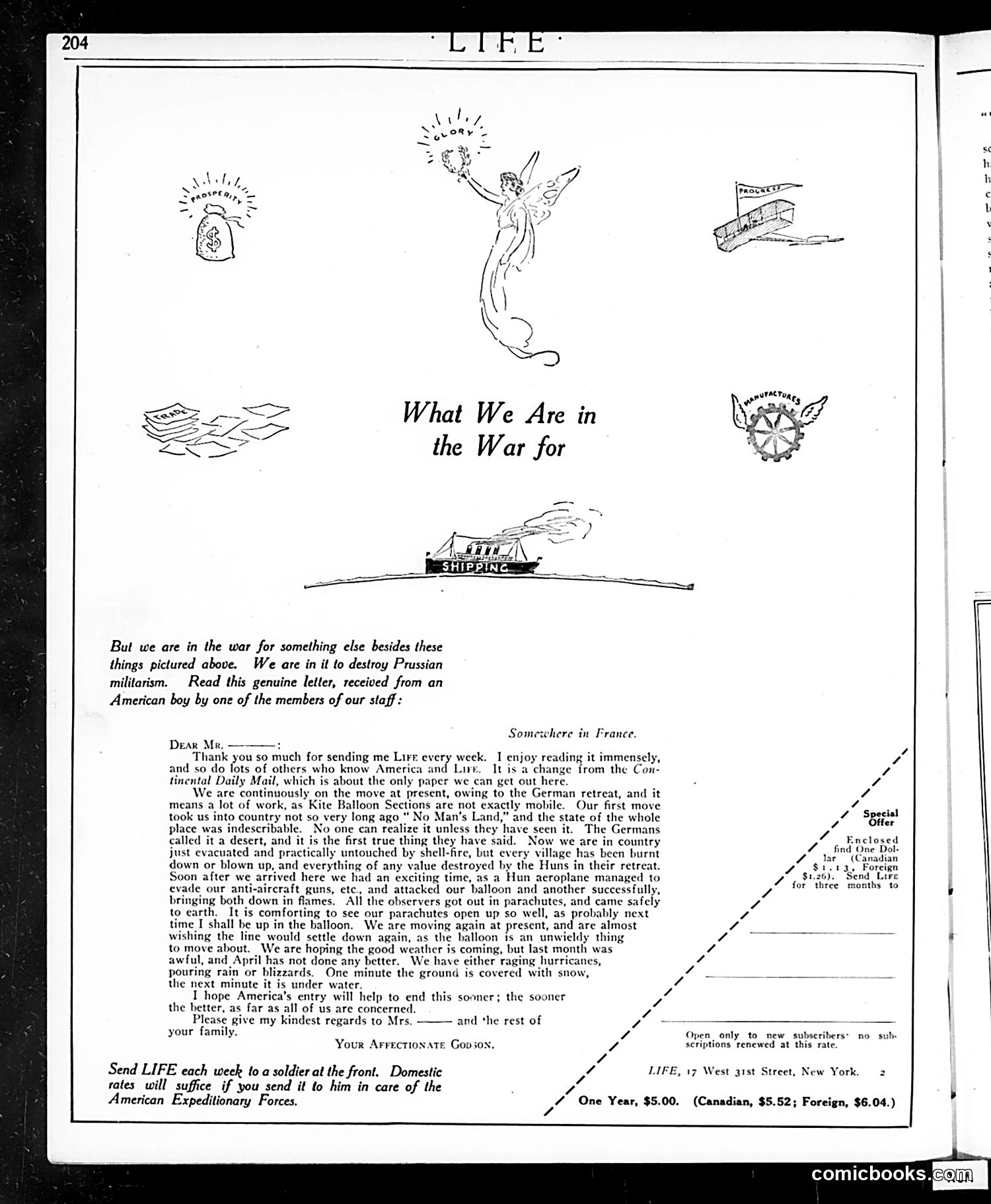 Life — August 9, 1917 — page 4: Life, 1917-08-09