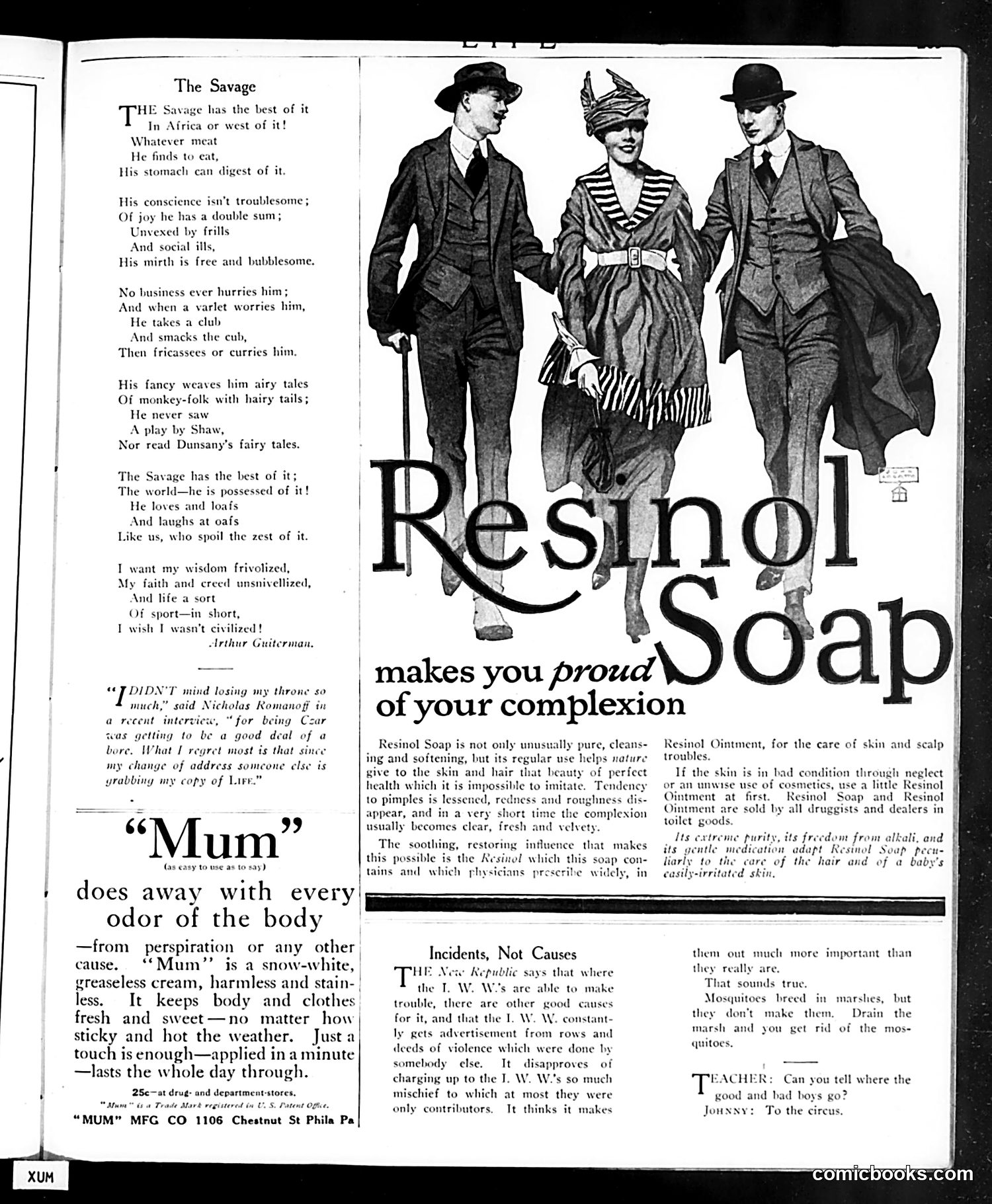Life — August 9, 1917 — page 7: Life, 1917-08-09
