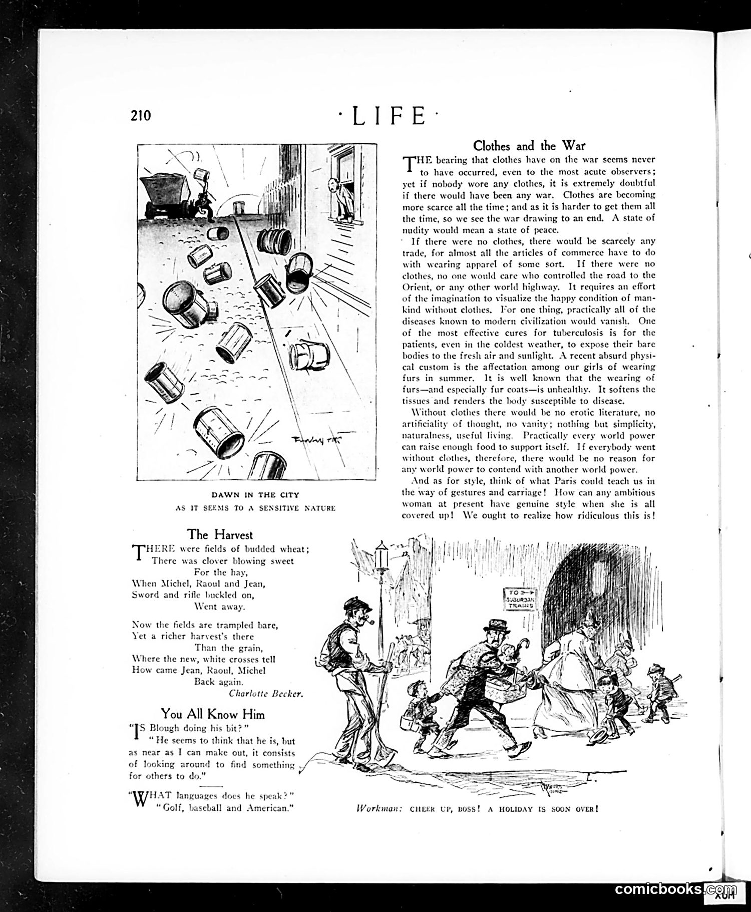 Life — August 9, 1917 — page 10: Life, 1917-08-09