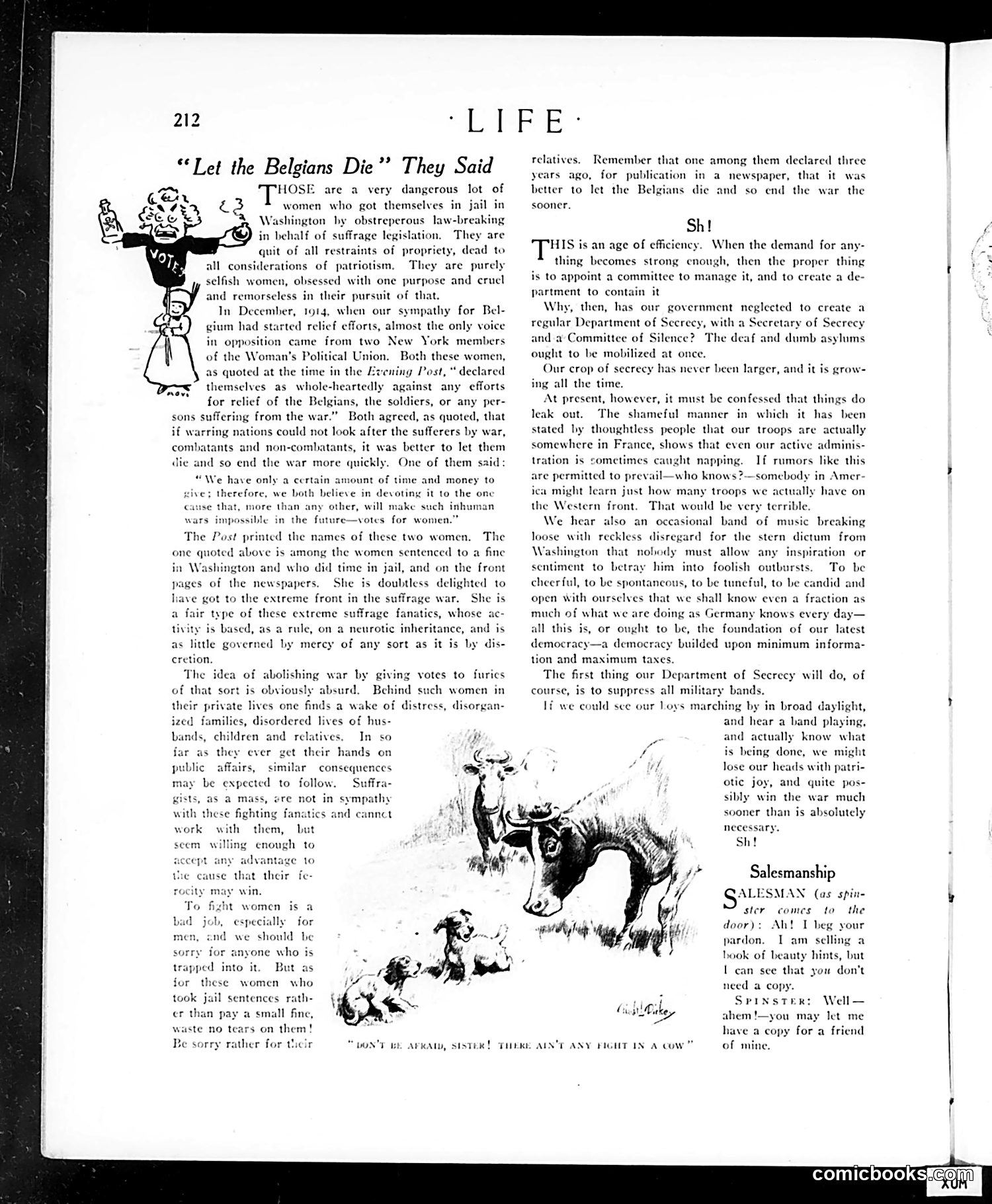 Life — August 9, 1917 — page 12: Life, 1917-08-09