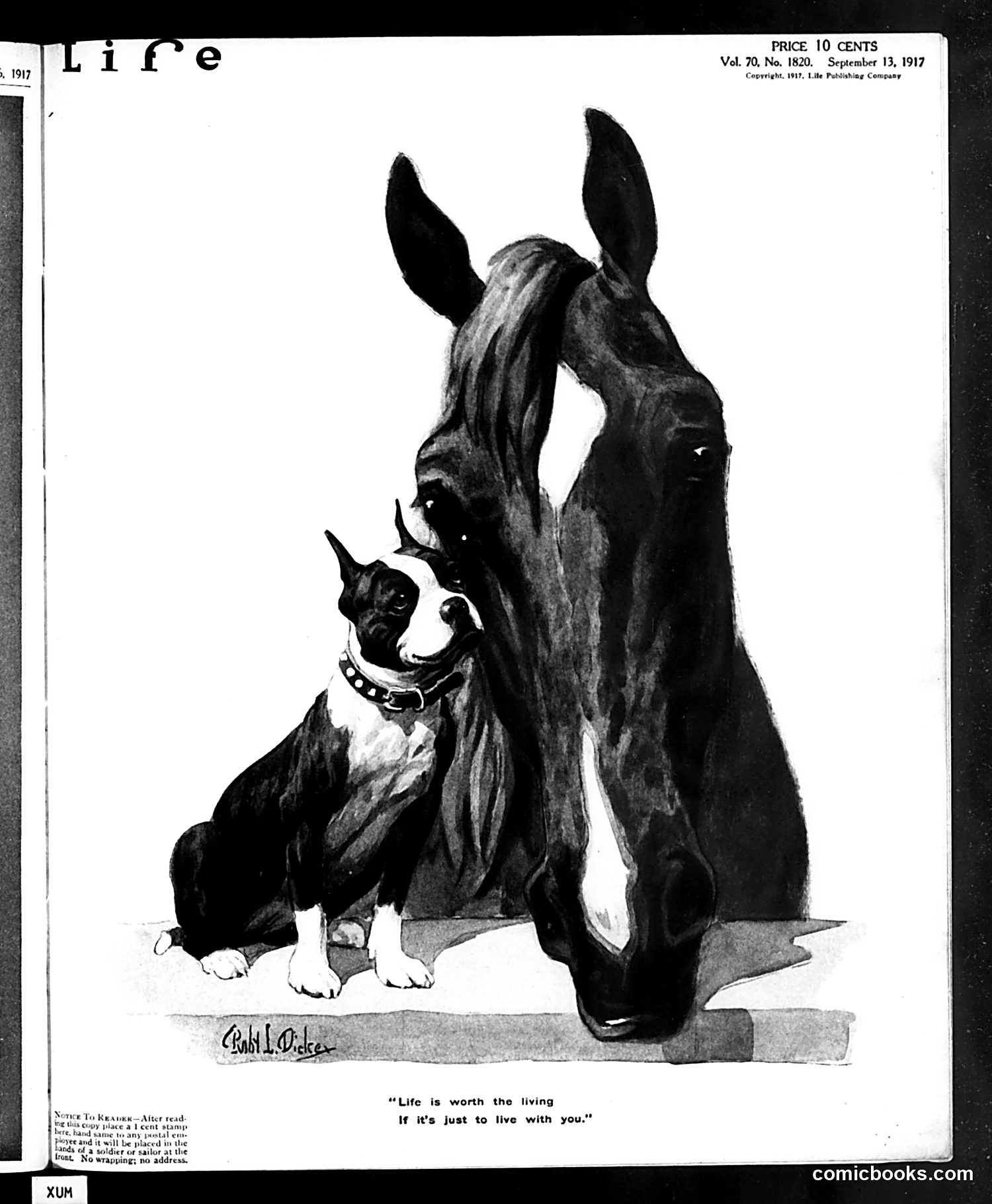 Life — September 13, 1917 — page 1: Life, 1917-09-13