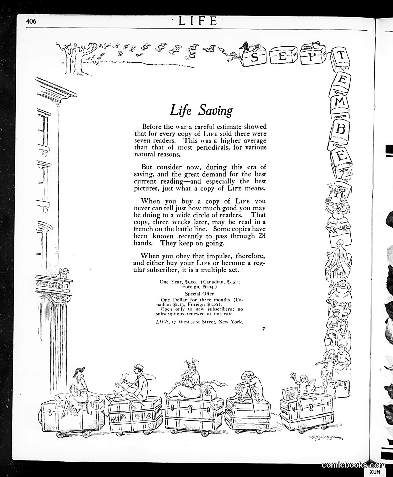 Life — September 13, 1917 — page 6: Life, 1917-09-13