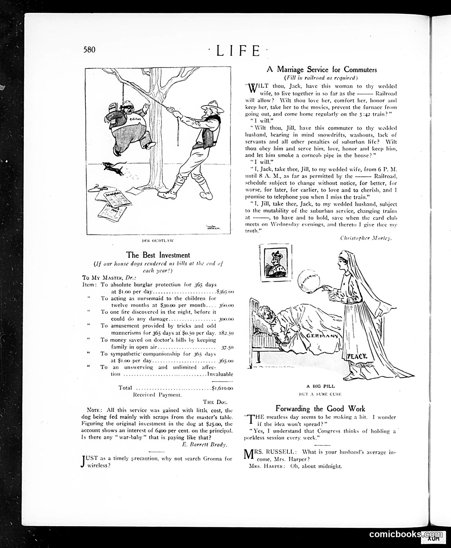 Life — October 11, 1917 — page 12: Life, 1917-10-11