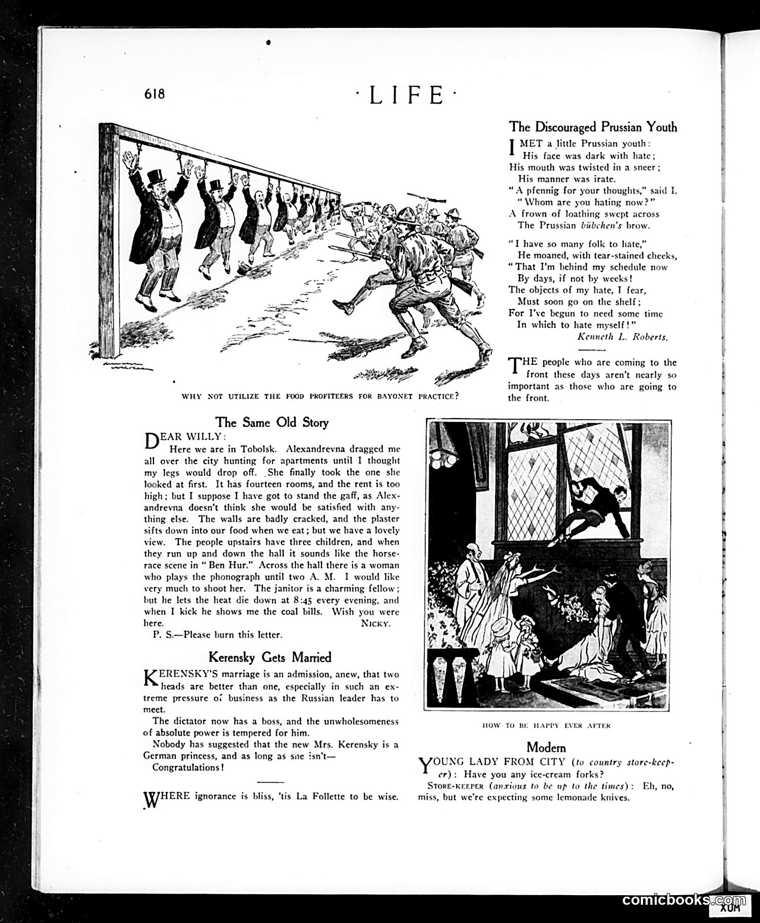 Life — October 18, 1917 — page 10: Life, 1917-10-18