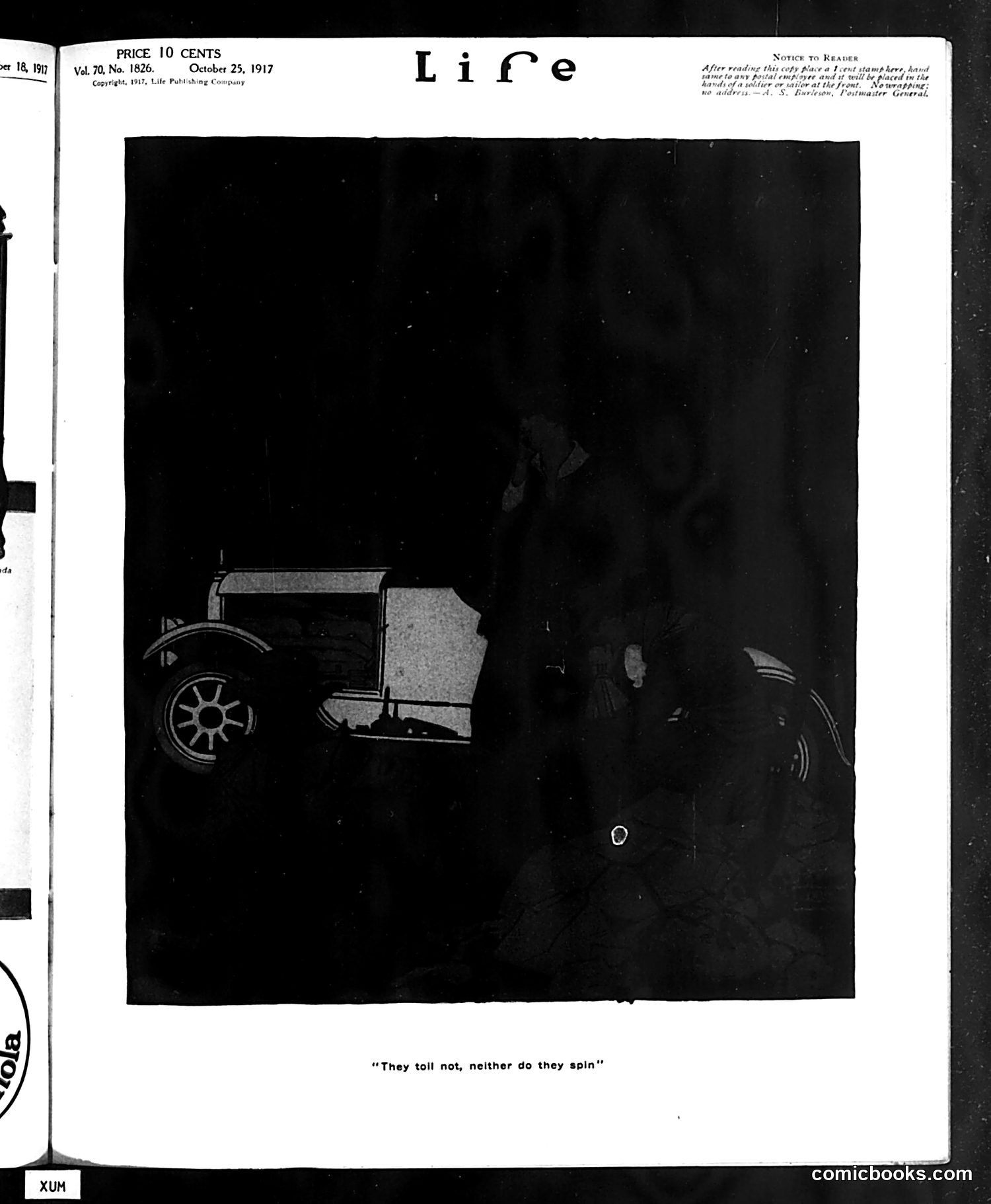 Life — October 25, 1917 — page 1: Life, 1917-10-25