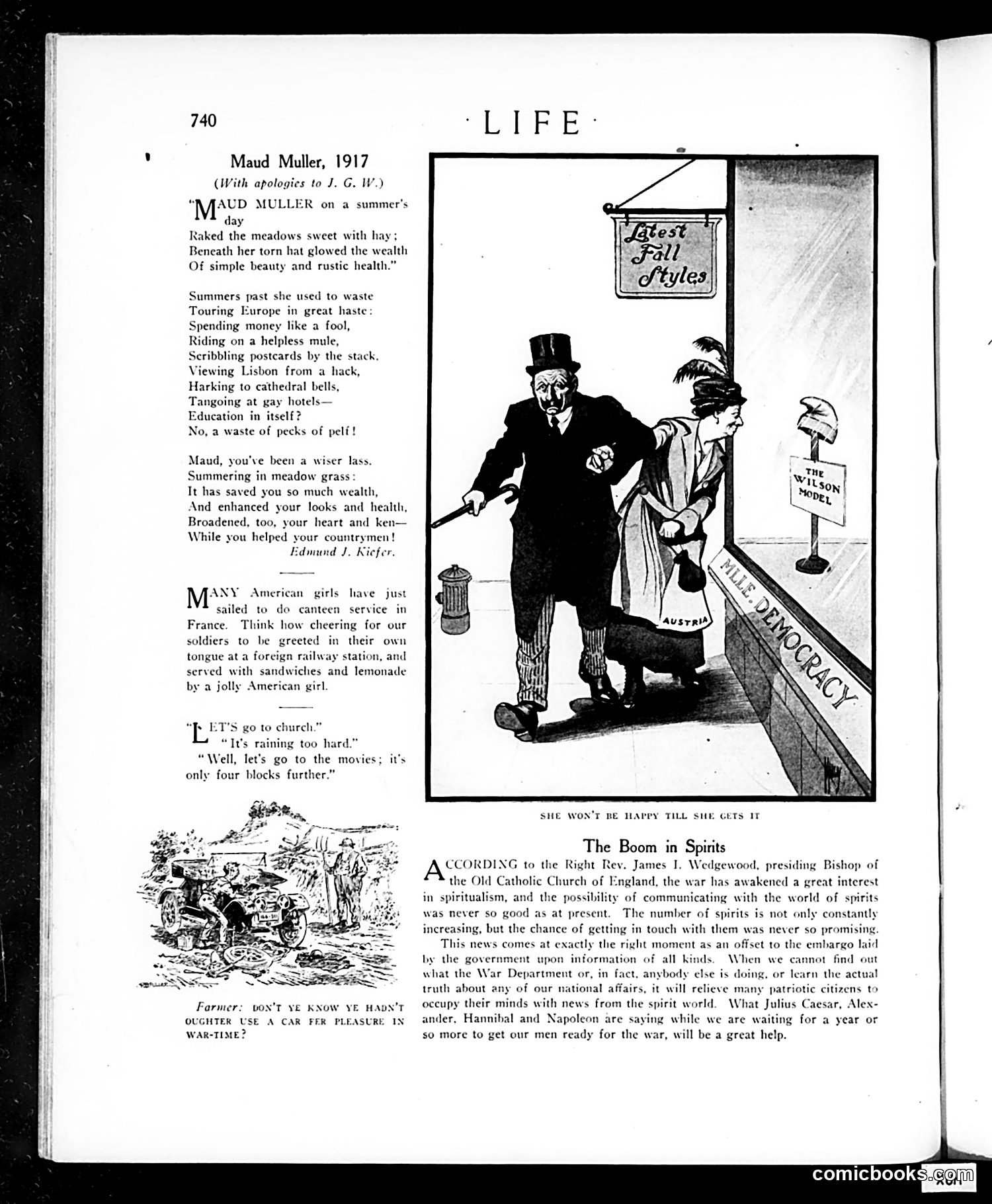 Life — November 8, 1917 — page 8: Life, 1917-11-08