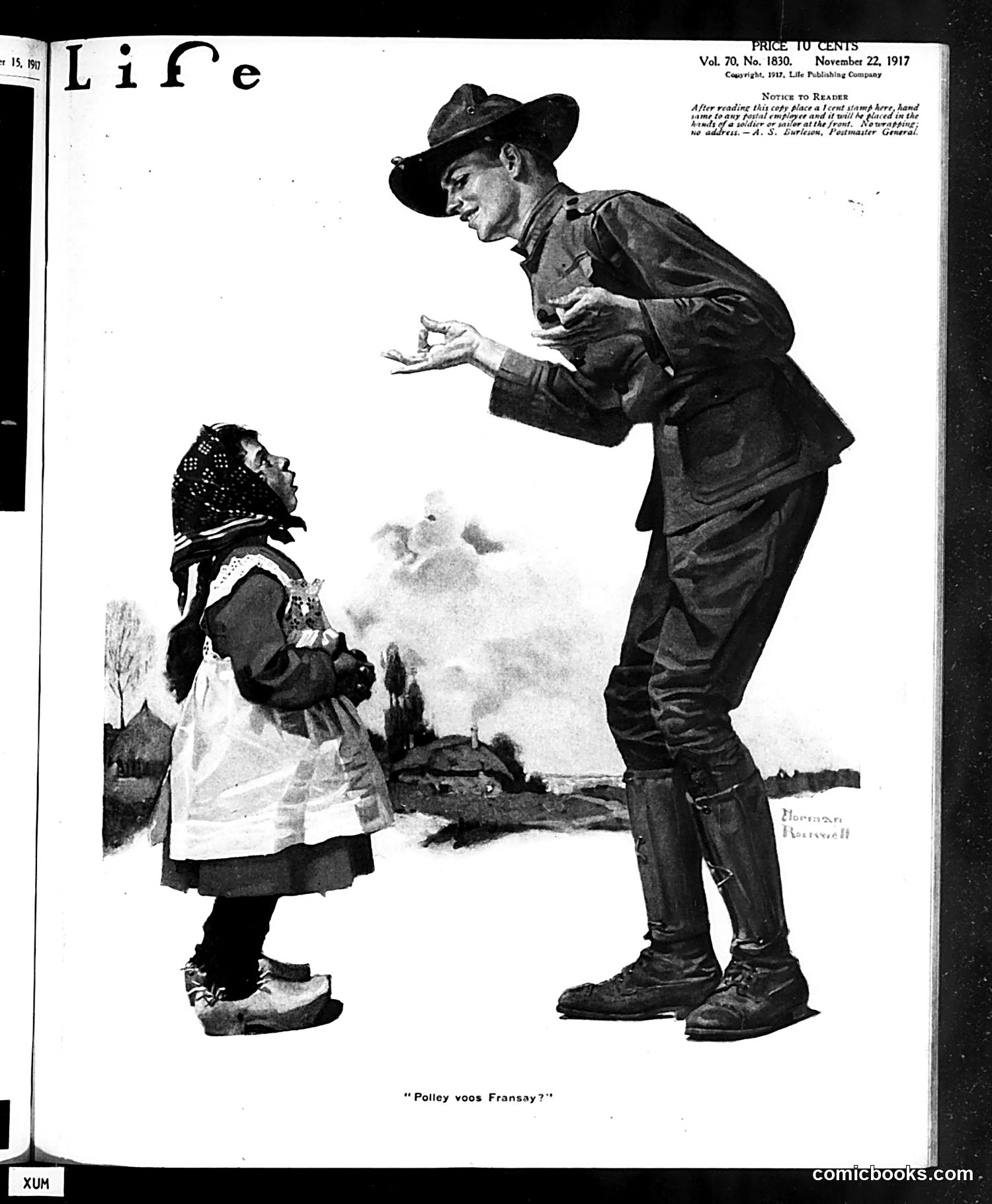 Life — November 22, 1917 — page 1: Life, 1917-11-22