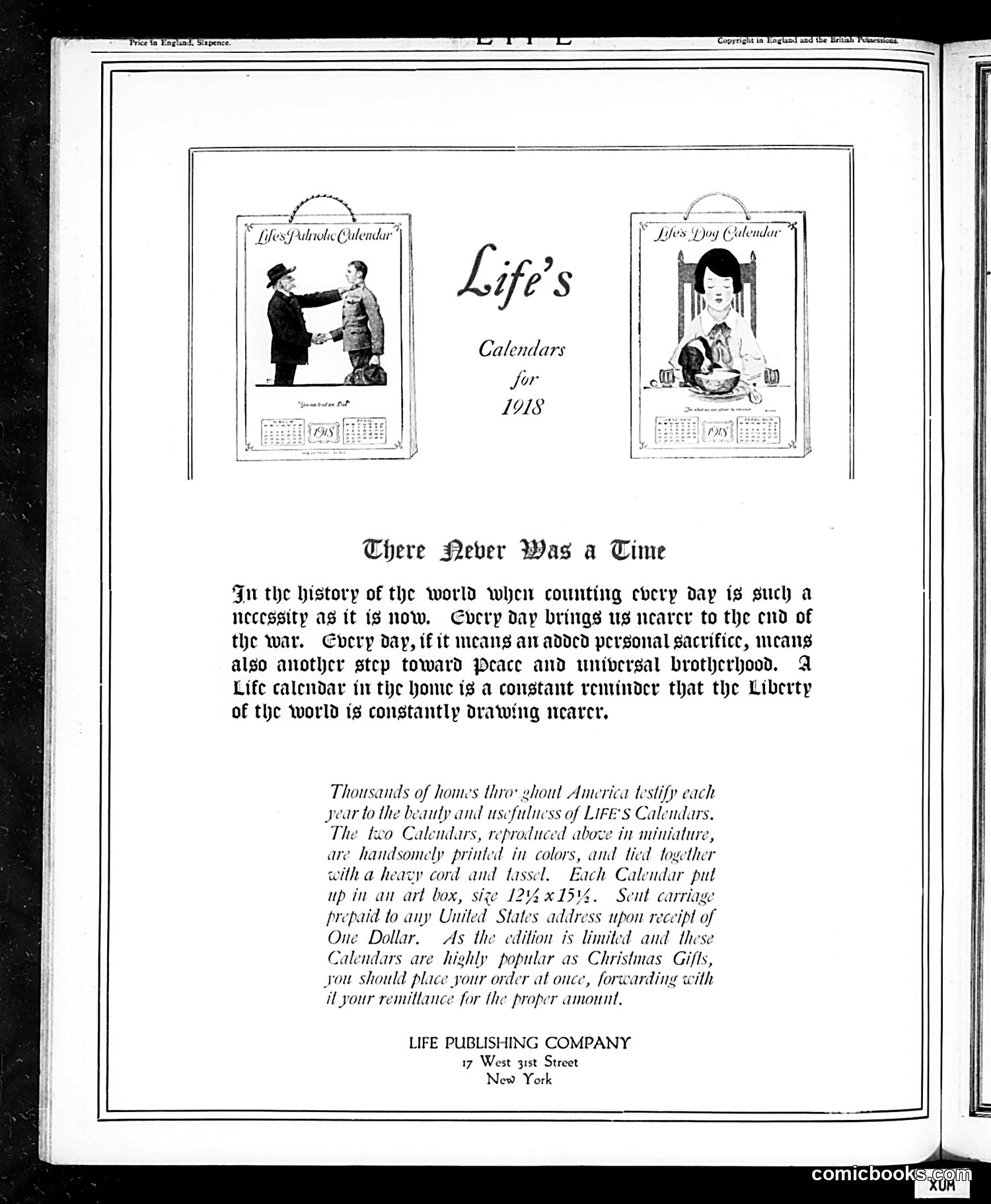 Life — November 29, 1917 — page 2: Life, 1917-11-29