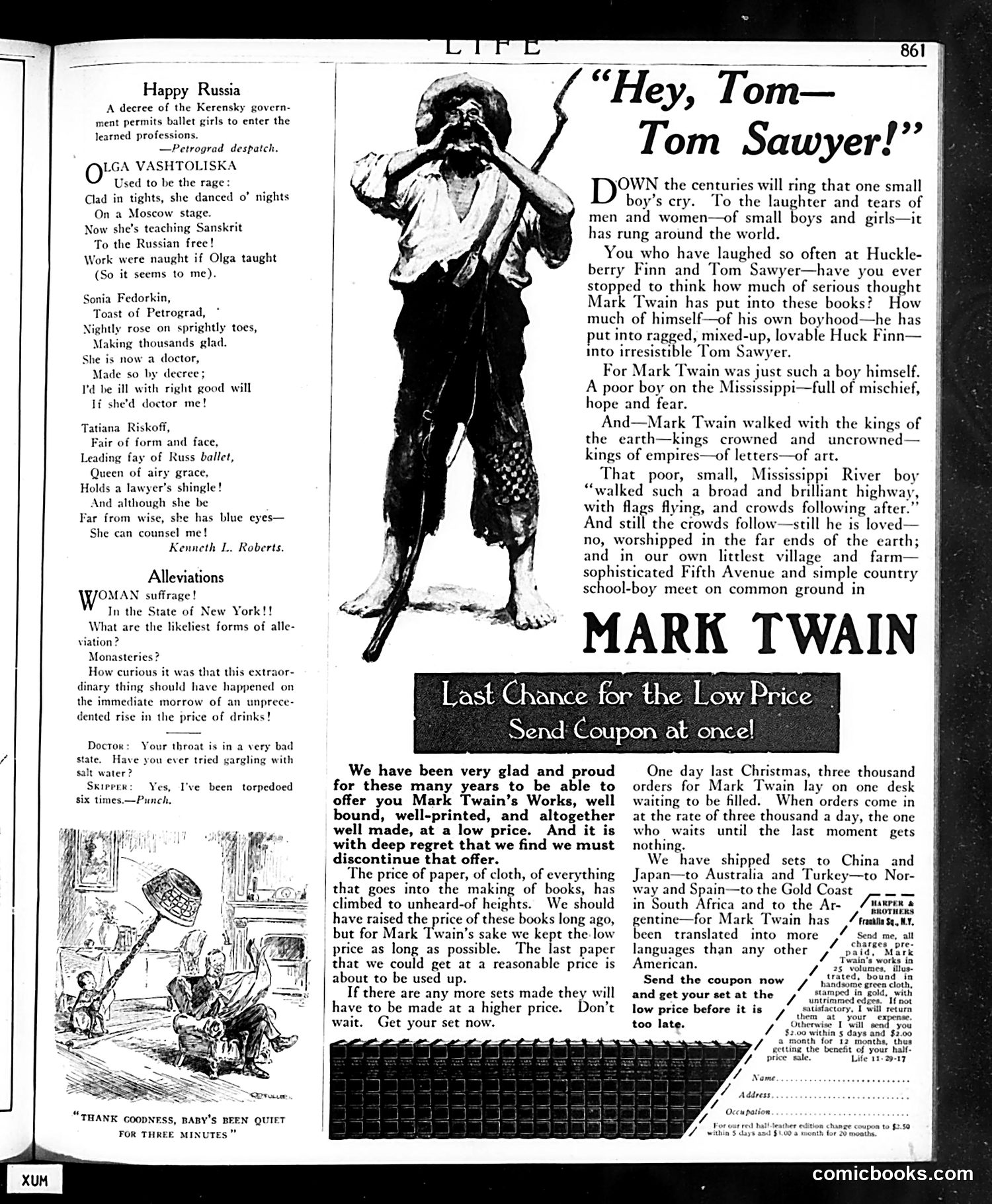 Life — November 29, 1917 — page 5: Life, 1917-11-29