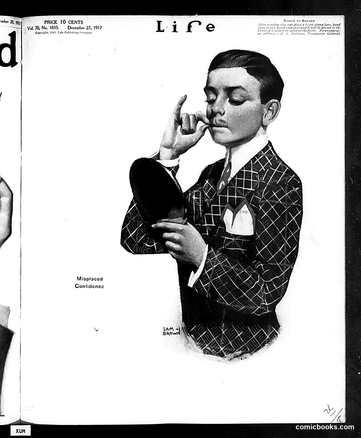 Life — December 27, 1917 — page 1: Life, 1917-12-27
