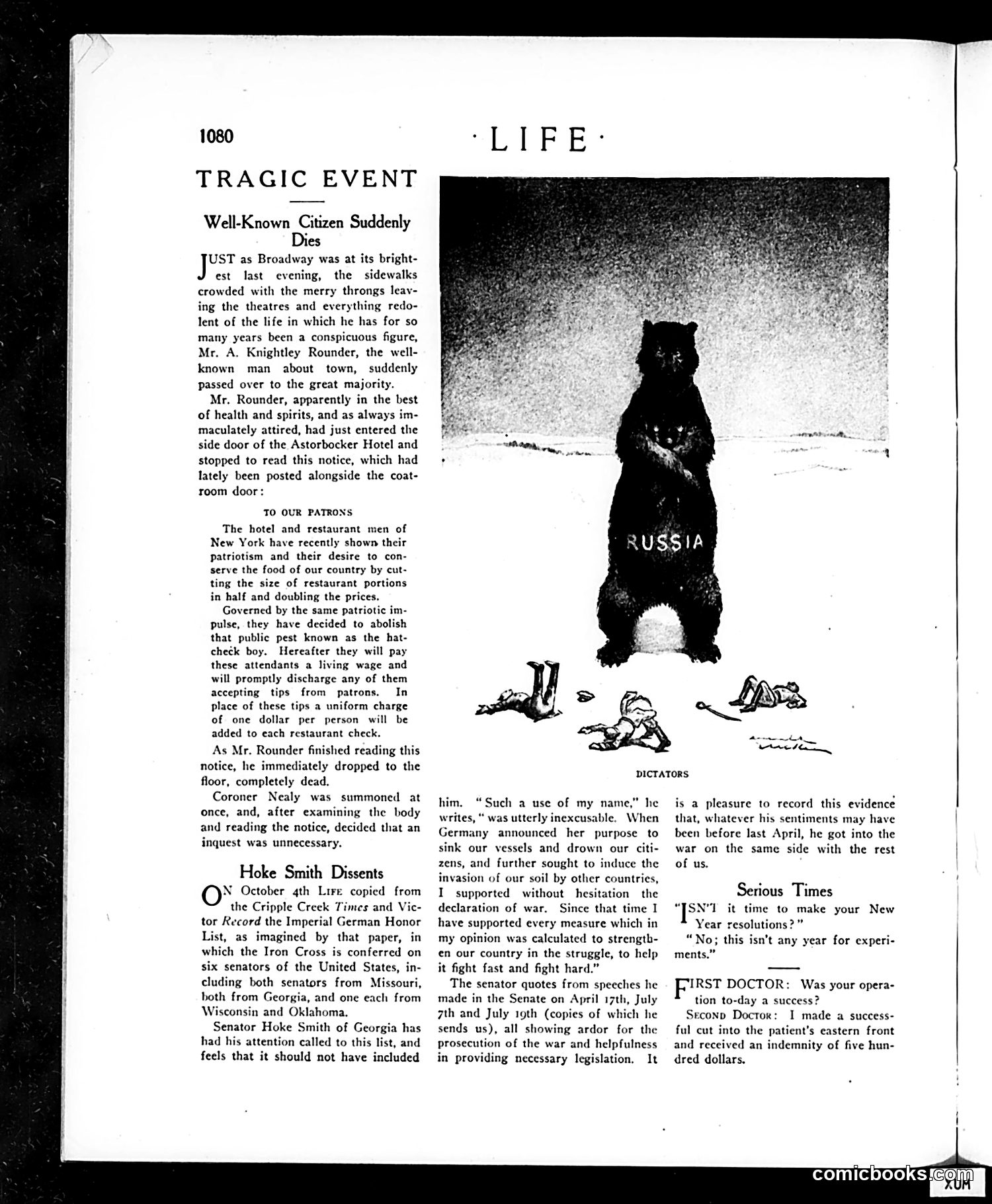 Life — December 27, 1917 — page 12: Life, 1917-12-27