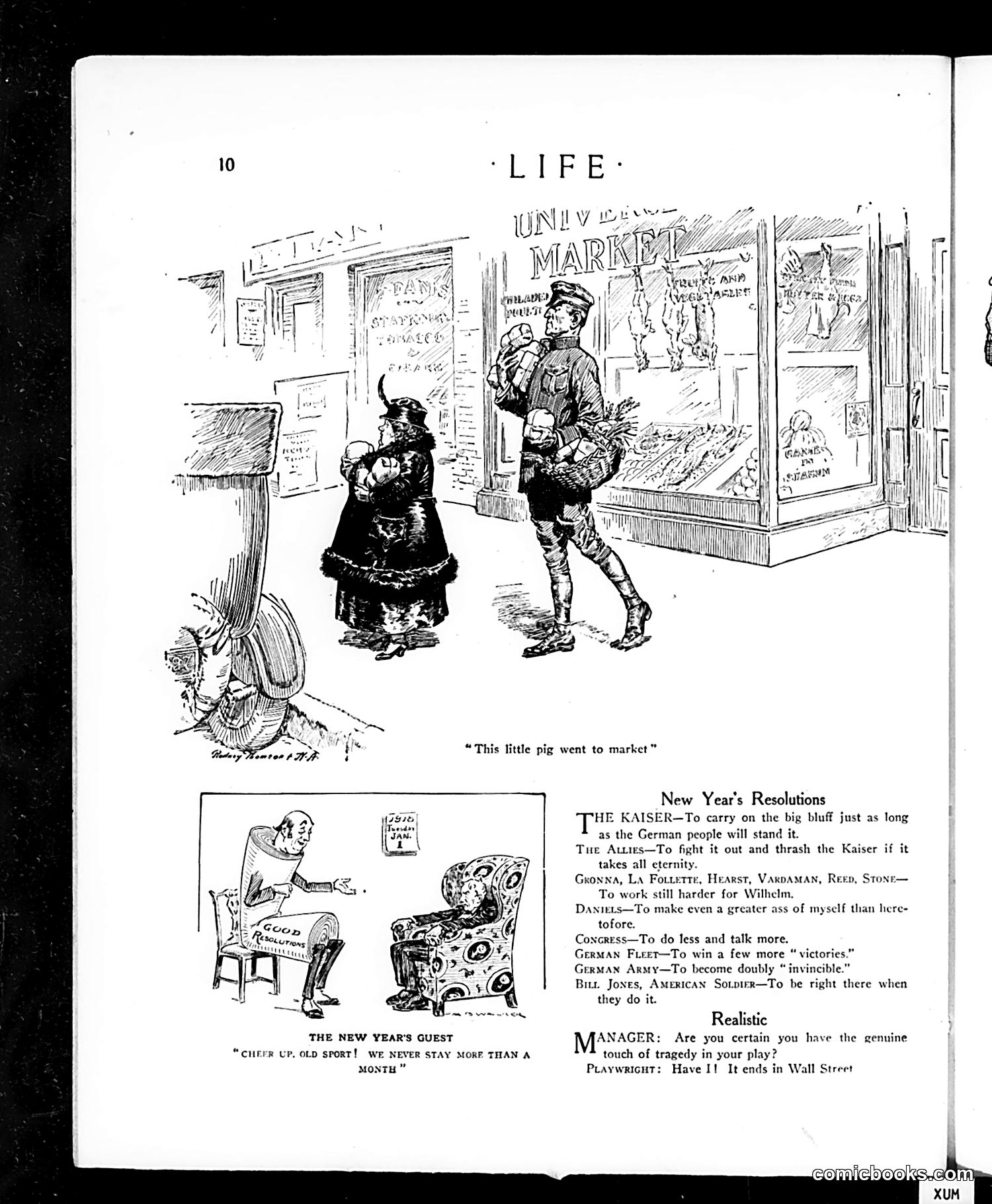 Life — January 3, 1918 — page 10: Life, 1918-01-03
